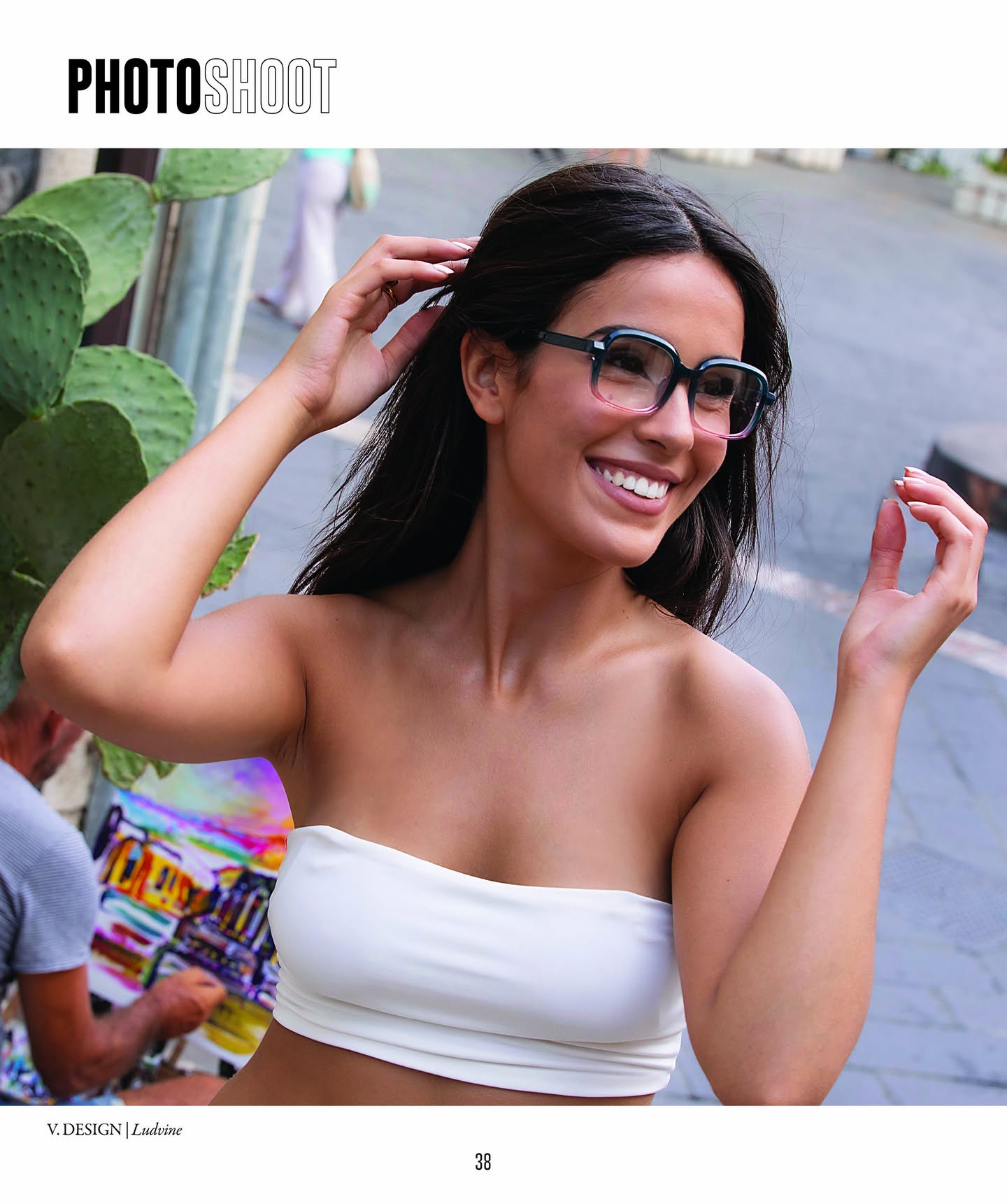 Discover the 6129 Ludivine frames by @vdesigneyewear with its multiple facets.
Let yourself be seduced by the elegance of the new collection.
Discover @imaginemeye original Photo Shoot taken place in Taromina, Sicily.
Find out more on the new magazine release: link in bio.