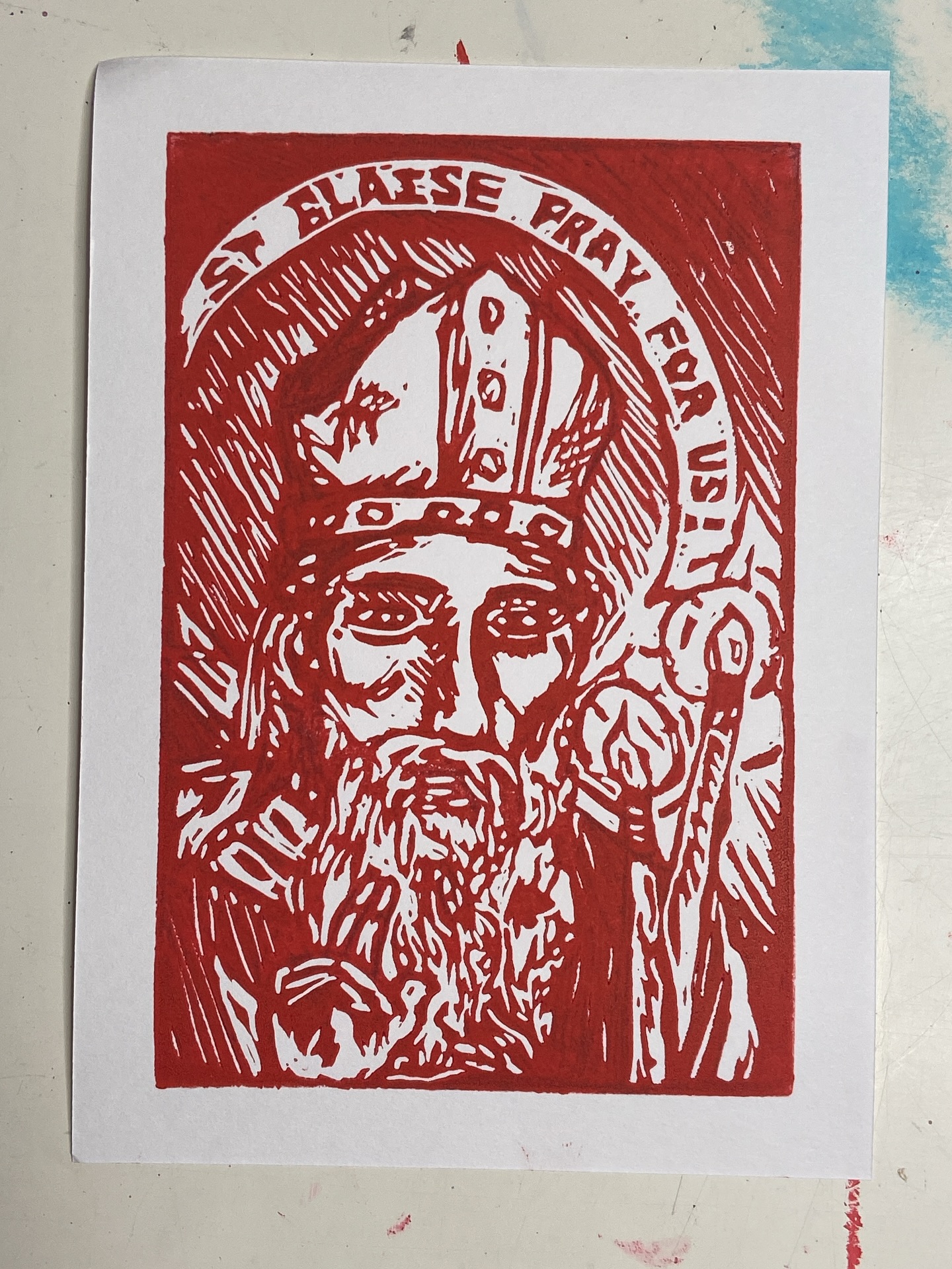 Snail Mail Club: February Print is of Saint Blaise!
It’s also the last day to sign up and receive the January print of Saint Agnes and Divine Logos mini print! Link in bio to the snail mail club on Patreon
I only made five first edition prints of Saint Blaise for February’s mail club prints, the next four people who sign up to receive the February prints will receive one of the first edition prints. The mini print for the collectors tier will be of Saint Philomena and related to Pope Leo’s intention for February to pray for children with incurable illnesses. Signing up today you’d also be subscribed in time for the January prints and there are still first edition prints of Saint Agnes available :)
#snailmail #foryoupage #catholic #catholicart #linocut