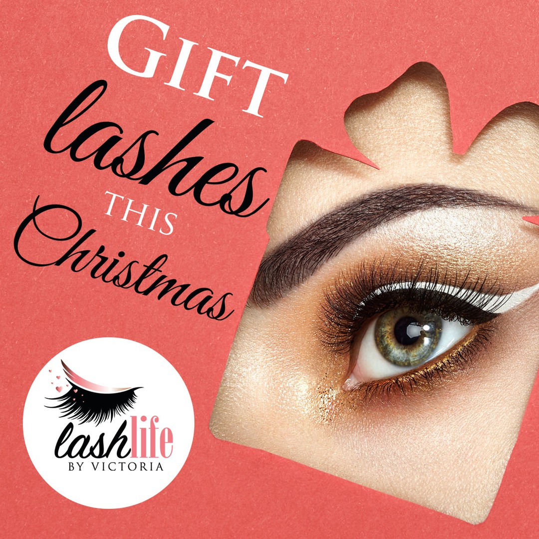 Why not gift lashes this Christmas? Lashlife offer gift vouchers you can purchase for friends or loved ones, either for a full lash treatment or an amount towards a lash treatment. Go to https://www.lashlife.online/gift-card to enquire.