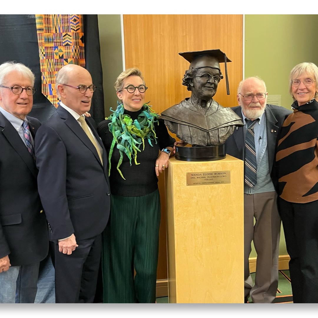 For the past year I have been working on my latest commission, a bust of the late educator and civil rights activist Wanda Robson. I can now share with you all that on Thursday night, in the central library of Cape Breton University, the tribute to this great Canadian was unveiled to the public. Displayed in a section of the library, now officially known as "Wanda's Place", this bronze bust will inspire and educate generations of students to come. I am so proud to have been chosen to honour this amazing woman. Pictured here with the bust is, left to right, the Honourable Wilfred Moore, Q.C., David Dingwall, President and Vice Chancellor of CBU, myself, Joe Robson, Wanda's husband, and Jane Ritcey-Moore, President of Adams and Knickle, Lunenburg.
.
.
.
.#chippiekennedy, #wandarobson, #CapeBretonUniversity, #sculpture, #fineart, #bronzesculpture, #capebreton, #lunenburg, #novascotia
@chippie_kennedy