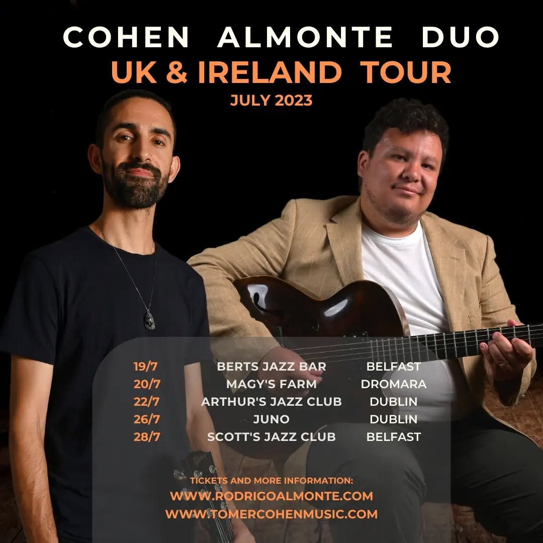 Ireland and UK dates!
New project with the great @rodrigoalmonte.music
Hope to see you there!