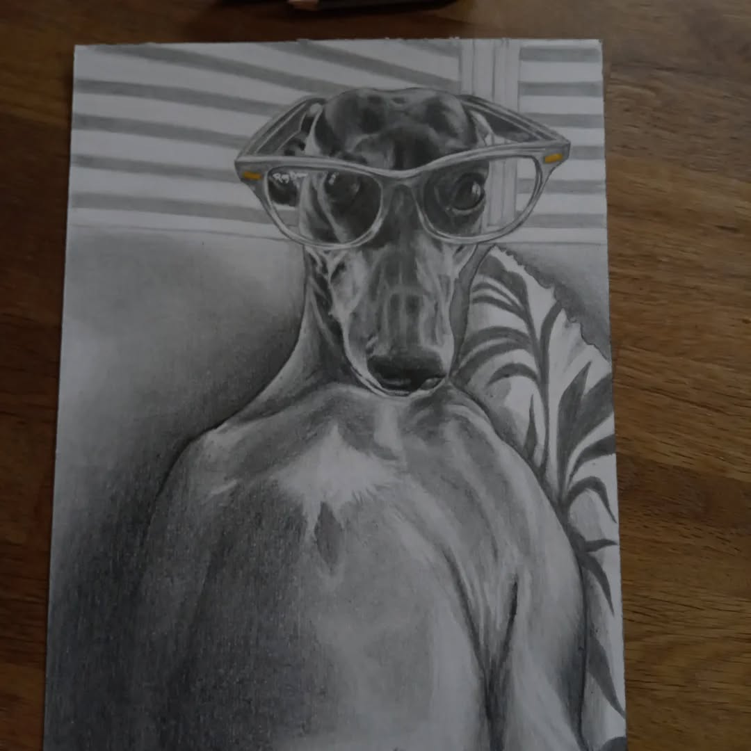 Hi all, heres another commission I had during the yea....what a cool looking pooch......really enjoying working on this....hope you all like it too 😉💫 #pets
#petportrait #photorealisticdrawing #drawing #artwork #artoftheday