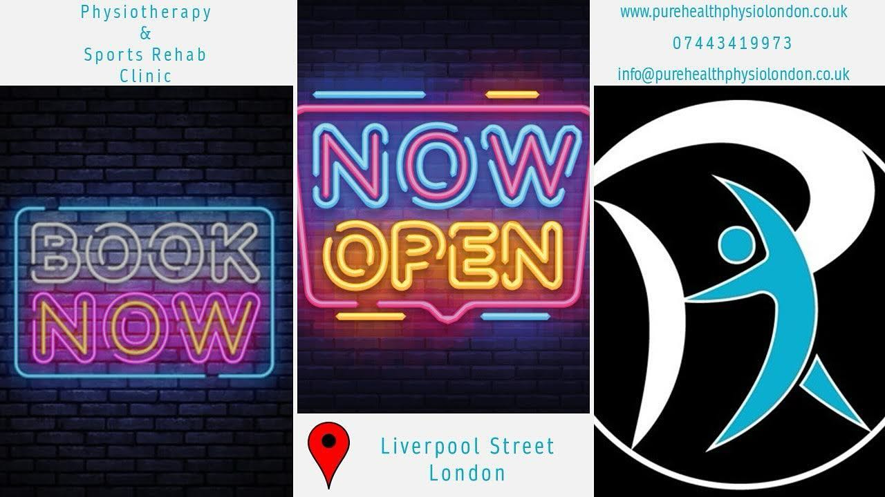 We are happy to announce that we’re now officially up and running. Contact us today to book in for Physiotherapy or Sports Massage.
www.purehealthphysiolondon.co.uk
Info@purehealthphysiolondon.co.uk
07443419973
#physiotherapy #sportsrehabilitation #sportsmassage #dryneedling #acupuncture #untilwellnesscentre #liverpoolstreet #london