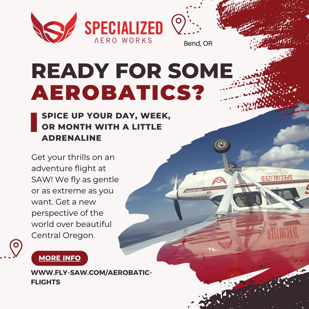 Want some thrills? Come fly with SAW!