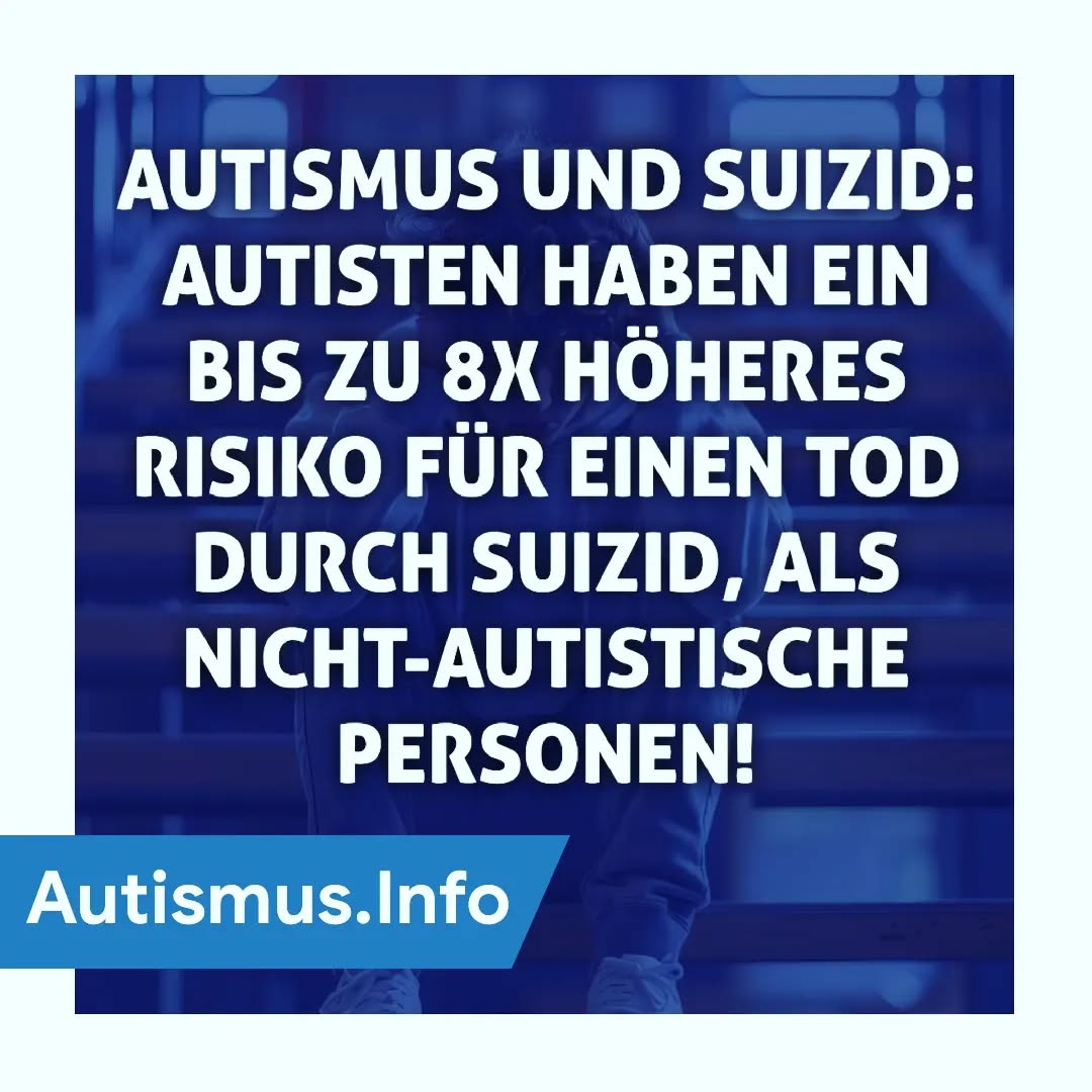 Eine aktualisierte systematische Überprüfung hinsichtlich Suizid bei #Autismus, welche Studien aus den Jahren 2018–2024 einschloss, ergab, dass autistische Personen ein zwei- bis achtmal so hohes Risiko aufweisen, an Suizid zu sterben, als nicht-autistische Personen.*1 Das Risiko war bei Autisten ohne intellektuelle Beeinträchtigung besonders hoch.
Stimmungsstörungen wie Depressionen oder Angstzustände wurden dabei mit einem erhöhten Risiko in Verbindung gebracht. Auch andere Erkrankungen wie #Borderline, bipolare Störung, Psychosen, Anpassungsstörungen oder #ADHS zeigten eine positive Korrelation.
Des weiteren konnten Einsamkeit, Mobbing, zwischenmenschliche Konflikte sowie unerfüllte Unterstützungsbedürfnisse als Risikofaktoren identifiziert werden.
Nur wenige der eingeschlossenen Studien untersuchten dabei spezifische Schutzfaktoren. Dazu zählten der Besitz eines Hundes, gute soziale Unterstützung sowie ein höheres persönliches Wohlbefinden der autistischen Personen.
#autismusspektrum #autismawareness #actuallyautistic #autismusspektrumstörung #autist #autisten #autism
*1 https://link.springer.com/article/10.1007/s40474-024-00308-9