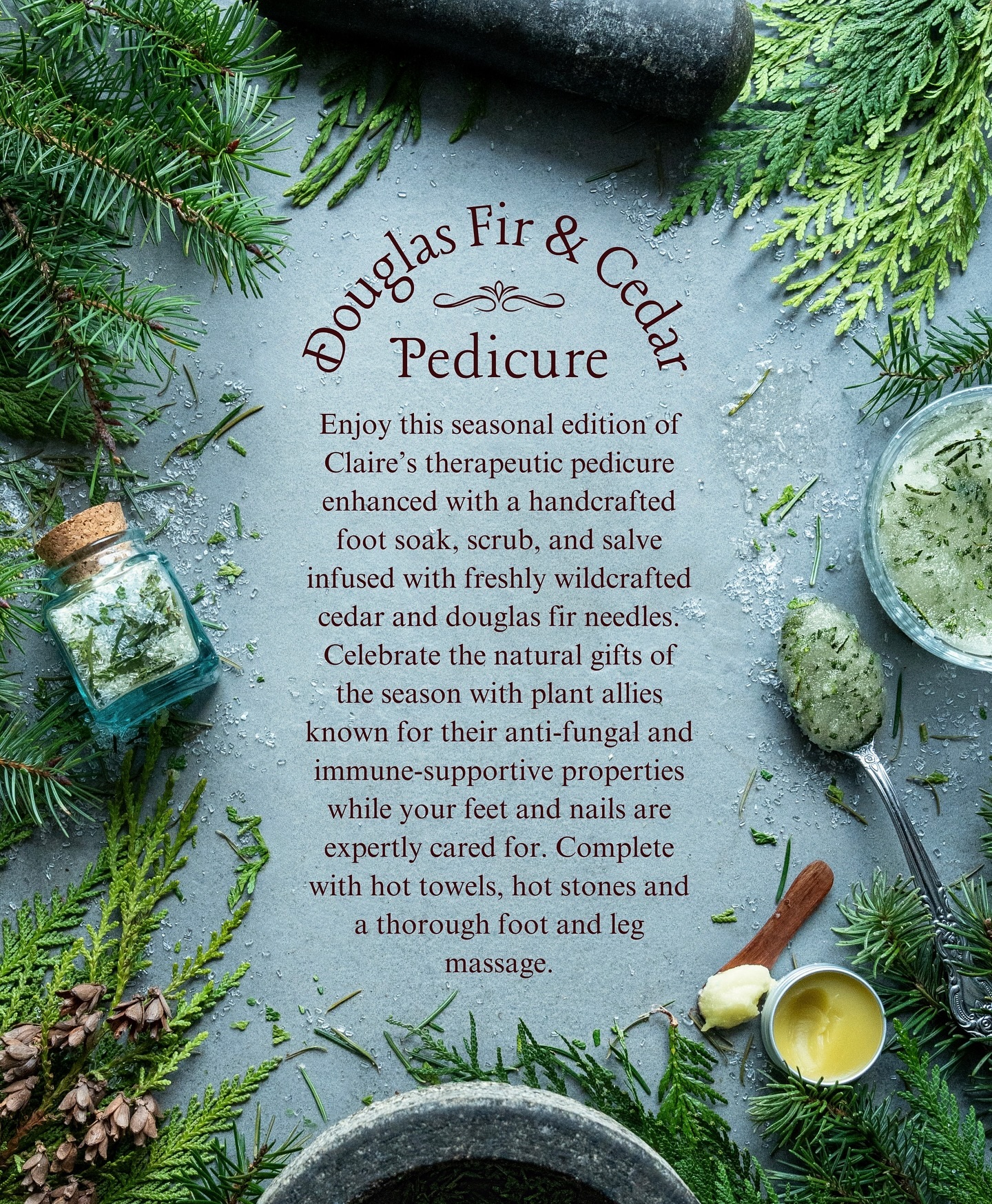 Give us a call at U retreat or visit floraandfauna.ca to book! 🌲✨