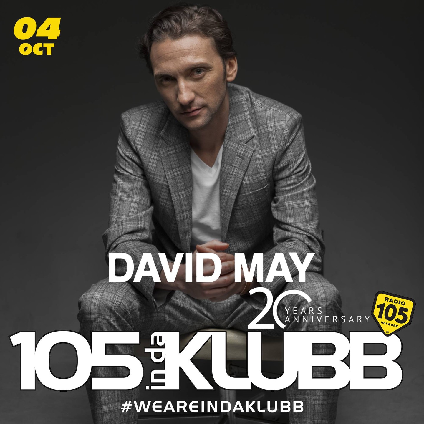🚨 Exciting news! 🚨 Catch my DJ mix airing tonight on Italy’s @radio105 for @andreabellidj on #105indaklubb tune in at 2-3AM CET! Let’s vibe together - you won’t want to miss this!
.
.
.
.
#WeAreIndaklubb #Radio105 #DavidMay #GuestMix #DJLife #HouseMusic #TechHouse #ClubVibes #ElectronicMusic #UndergroundSound #DJSet #DanceMusic #PartyTime #OnTheDecks