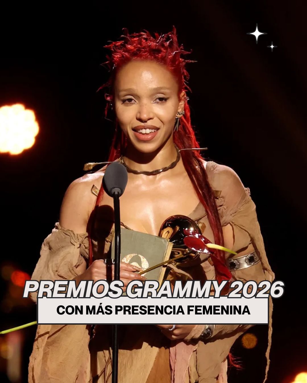 Mujeres al frente de los Grammy 2026, esto fue lo que pasó anoche
#grammy