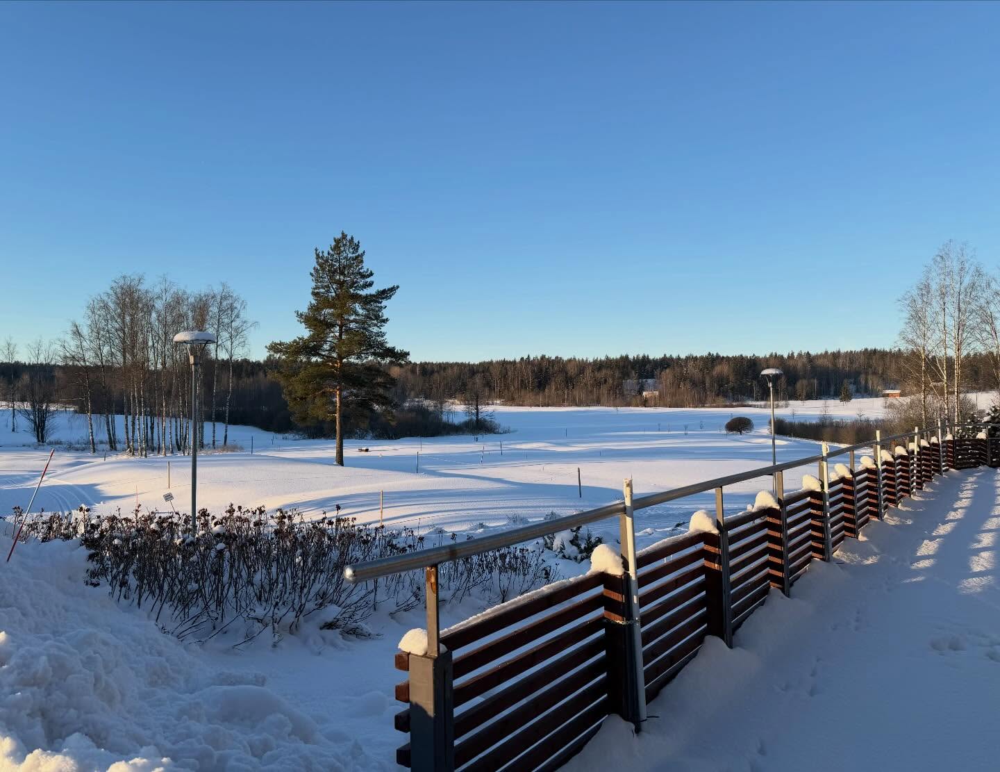 Aamupäivän tilanne. -24 C