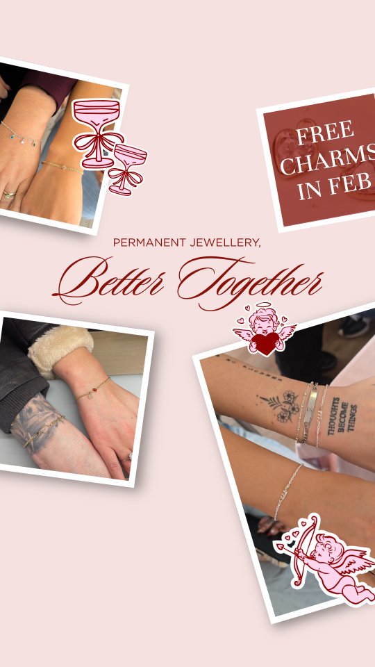 Book for 2+ this Feb & enjoy 1 free charm each for a limited time only 💫💘.
Grab your bestie, mum, sister of other half & book your PJ appointment together 🔗.
📲 Tap the link in our bio to book.
#PermanentJewelleryUK #weldedbracelet #Staffordshire #LinksByJemmaElizabeth