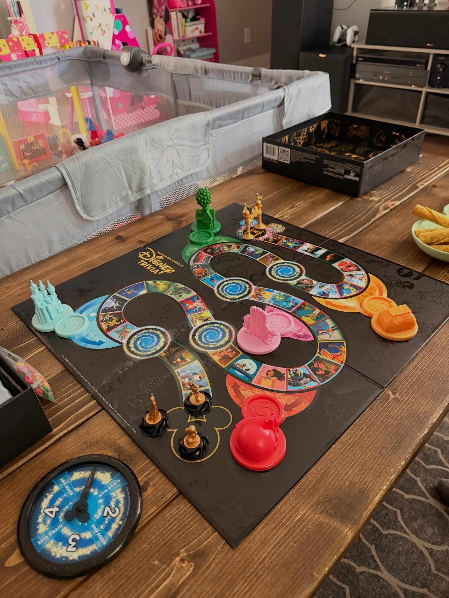 Snowy weather calls for staying in… and bringing the Disney magic home ❄️✨
We grabbed this Disney Trivia board game from Walmart for a family game night, and it did not disappoint. It’s fun, easy to play, and perfect for all ages—even Caroline jumped right in and may have even won a round or two 🏆💫
Add in a Mickey ice cream bar (because obviously 🍦), and it felt like our own little Disney night at home. If you’re looking for a fun way to test your Disney knowledge, keep little ones entertained, and make sweet family memories on a snow day, this game is a must-have!
✨ Who do you think would win in your family?
#DisneyFamily #DisneyTrivia #FamilyGameNight #SnowDayFun #DisneyAtHome