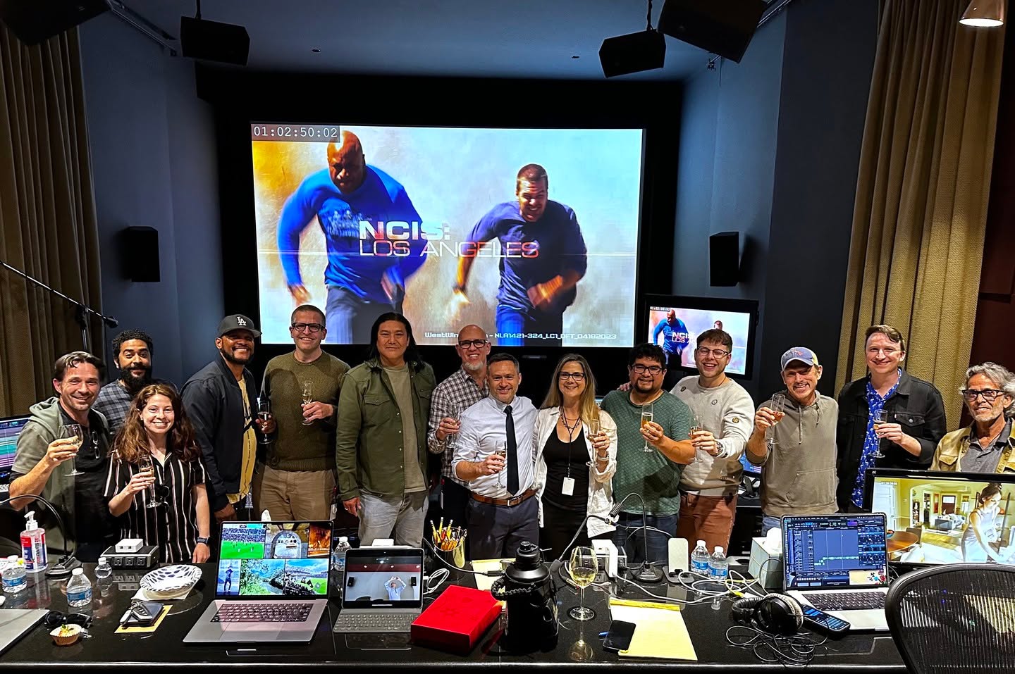 Yesterday NCIS:LA @ncisla finished their final mix after a great 14 year run! Congratulations to everyone involved and we were grateful to have you mixing here at Westwind! #ncisla #cbs #westwind #tvseries #soundfortv #finalday #dolbyatmos #avidprotools #adr #foley #sounddesign #audiomixing #entertainment #entertainmentindustry