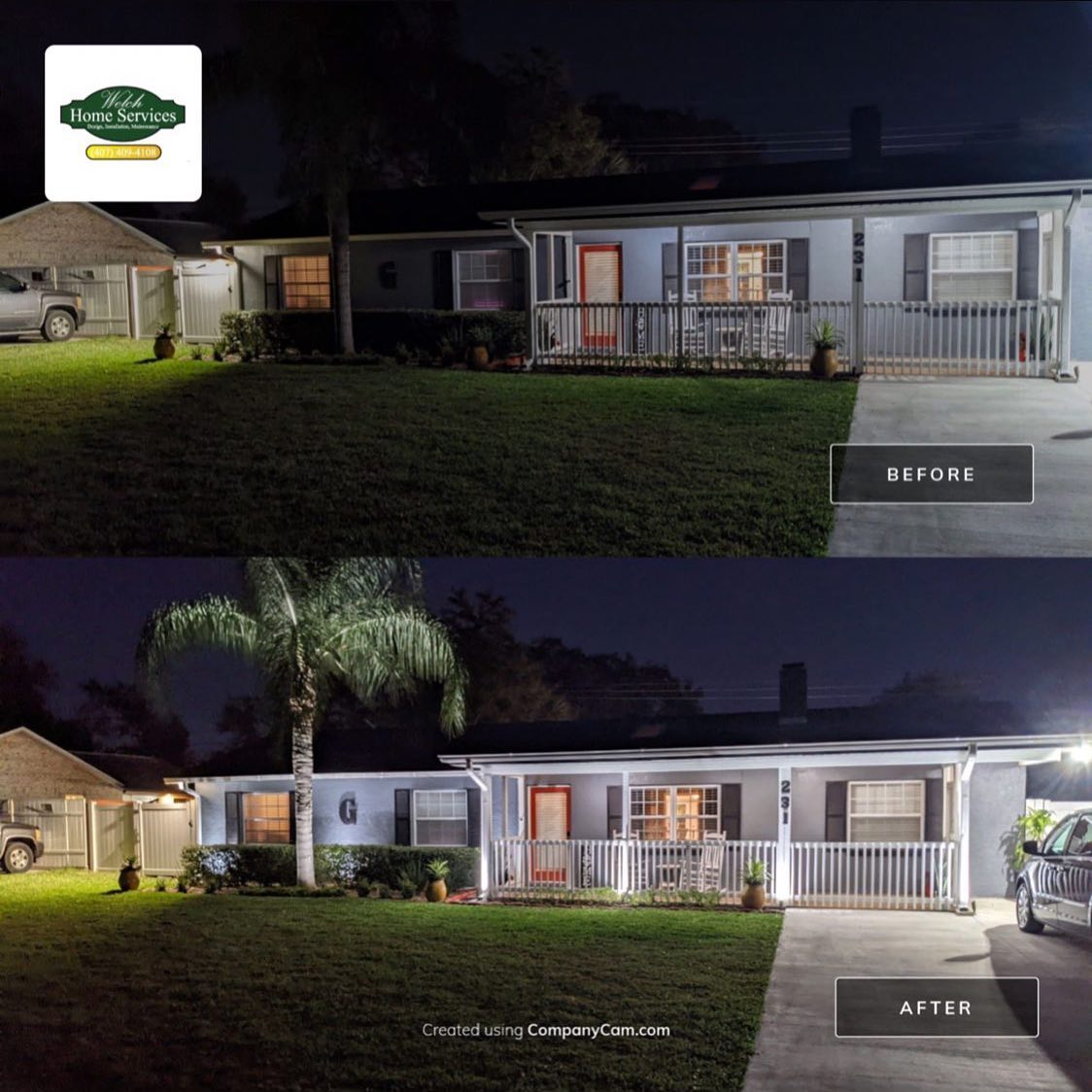 Landscape and Architectural lighting and another happy customer!