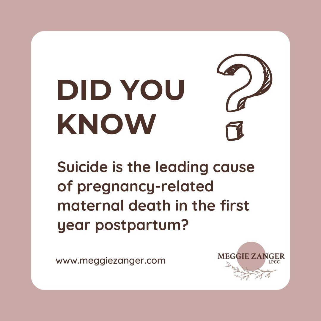 "Did you know suicide is the leading cause of direct (pregnancy-related) maternal death in the first year postpartum? 💔
Today (09/10/24) was World Suicide Prevention Day, which aims to shine a light on death by suicide, reduce stigma, and raise awareness that it can be prevented. 🕯️✨
For me, the most painful and aggravating part of maternal death by suicide is that it can be avoided if women get access to care when they need it. 💔💡
This means women need to be regularly and routinely screened by their health providers during pregnancy and postpartum. 🩺🤱
As a society, we need to emphasize the importance of getting help postpartum, let mothers know they are not alone in their struggles, and communicate that it’s NORMAL to need help and NOT something to be ashamed of. 🤝🫂
READ and REPEAT:
You are not alone, and it’s ok and encouraged to ask for help. ❤️🙌
Resources:
📞 National Suicide & Crisis Lifeline: 9-8-8
📞 National Maternal Mental Health Hotline: Call or text 1-833-852-6262 (1-833-TLC-MAMA)
📞 Postpartum Support International Hotline: 1-800-944-4773
#maternalmentalhealth #perinatalmentalhealth #worldsuicidepreventionday #maternalsuicide #maternalsuicideawareness #postpartumdespression #postpartumpsychosis #postpartumanxiety #youarenotalone #meggiezangerlpcc
