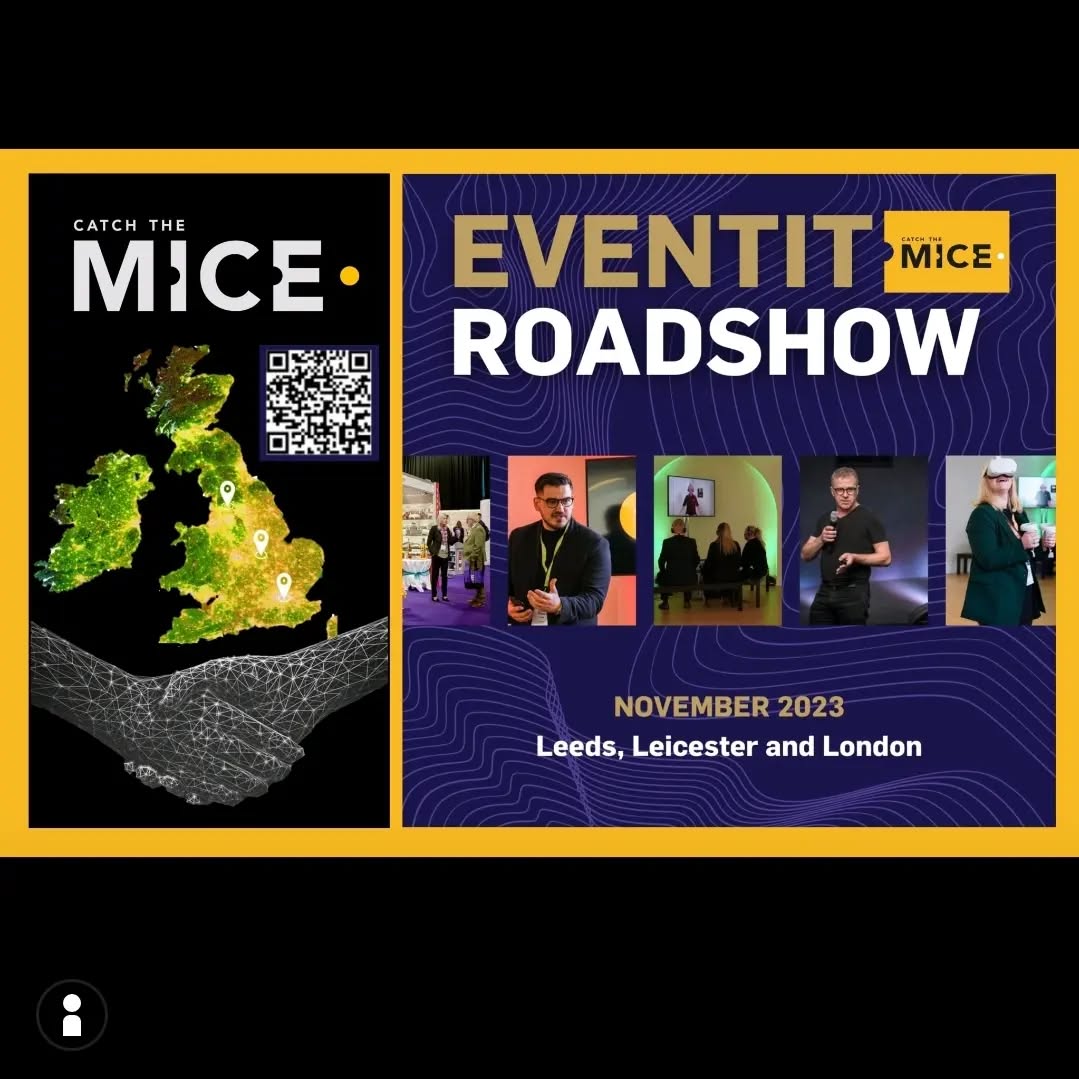 We are on the road again, this time in November with our friends at @eventit_show. We will be visiting #Leeds #leicester and #london w/c 13th Nov.
If you are an #eventplanner and want to join us for exclusive and #Free access to these events click the link below:
https://eventit.org.uk/attend-the-eventit-roadshow/