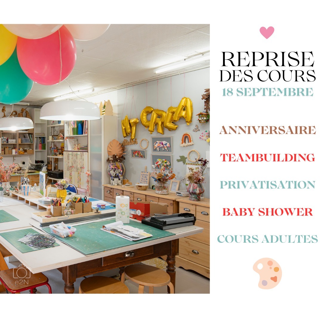 ✨ Bienvenue dans mon atelier, un lieu créatif à Metz-Tessy, à seulement 8 minutes d'Annecy. ✨
Imaginez un espace baigné de lumière, en rez-de-jardin dans un écrin de verdure fleuri. C'est une bulle dans votre quotidien, une respiration inspirante. Débutant ou confirmé, sensible au faire soi même, mon atelier vous offre un cadre idéal pour laisser libre cours à votre créativité.
🎨 Tout le matériel est à disposition : peintures, pinceaux, tampons, papiers, tout est prêt pour que vous puissiez vous exprimer sans limites. Que vous souhaitiez apprendre une nouvelle technique, perfectionner vos compétences ou simplement vous détendre, mes cours vous offrent cette opportunité.
👶 Envie d'une baby shower créative à Annecy? Organisez un événement privé inoubliable dans ce cadre coloré. Créez des souvenirs uniques avec vos proches tout en fabriquant la déco de la chambre du futur bébé.
✨ Venez découvrir la serenité de cet endroit où règnent calme et créativité. Inscrivez-vous à mes cours ou réservez un créneau pour tout événement privé dès maintenant, et laissez-vous guider en toute tranquillité.
📍 Rendez-vous à Metz-Tessy, par bus ou vélo d'Annecy, parking facile pour une expérience créative unique.
#AtelierCréatif #MetzTessy #Annecy #diyannecy #BabyShower #sortiraannecy #ÉvénementCréatif #Inspiration #Sérénité #activiteenfantannecy