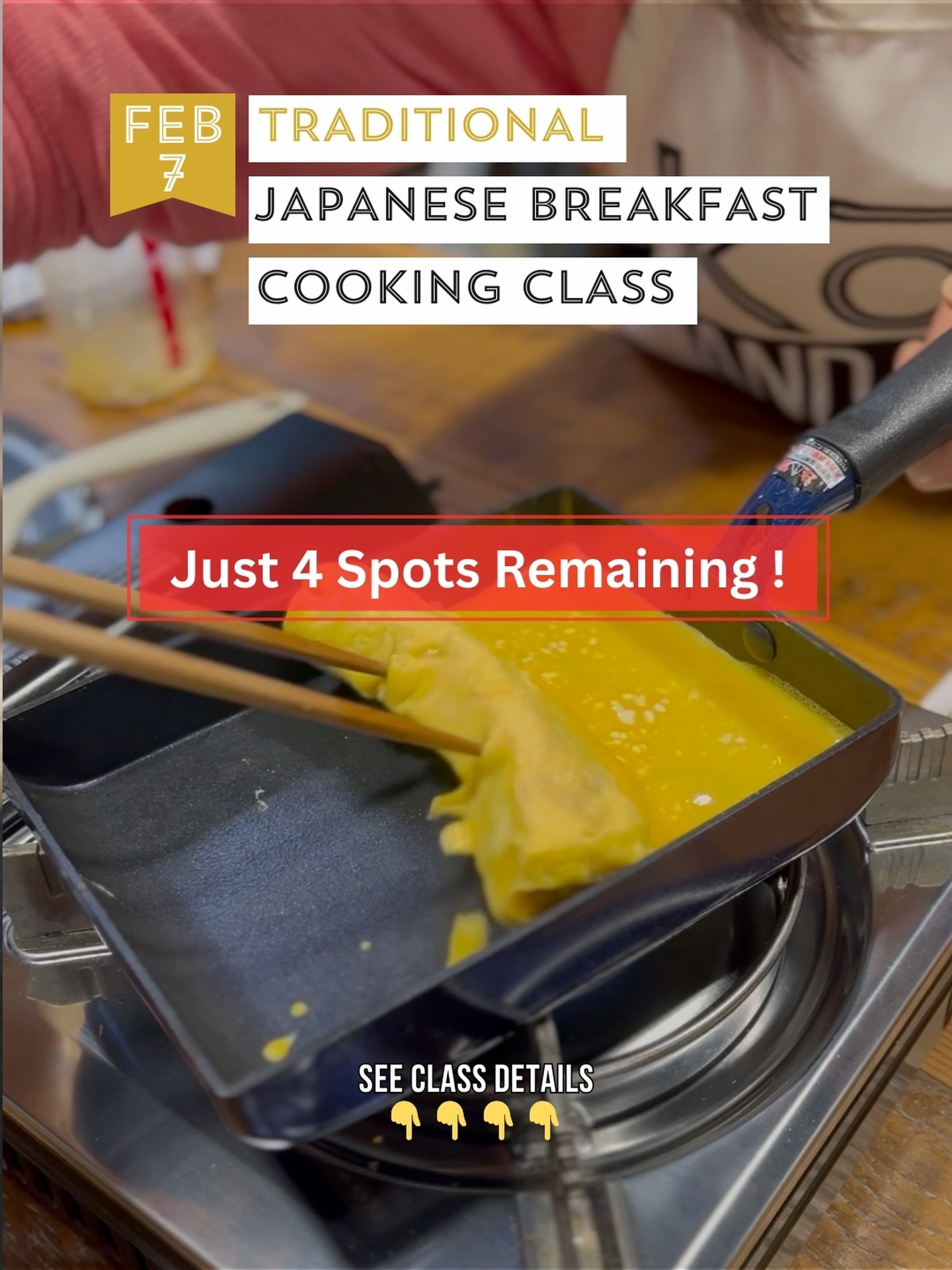Final call 👀✨
Sign-ups close tomorrow (2/5)
Link in bio ☝️
=====
Only 4 seats left for my next Japanese Breakfast cooking class 🇯🇵✨
I intentionally keep these classes small (just 8 people) so everyone can cook hands-on, ask questions, and actually enjoy the experience together—like a shared table, not a lecture.
If you’ve been meaning to join, this is your gentle nudge 💭
🥢 We will be cooking Dashimaki Tamago, Miso Soup with Traditional Soup Stock, and Steamed Salt-Koji Marinated Salmon!
📍 Taste Eatery, Lake Forest
🍽️ Hands-on Japanese cooking
🌿 Nourishing, comforting, and gut-friendly
👉 Save your spot via the link in bio or our website KojiAndMore.com