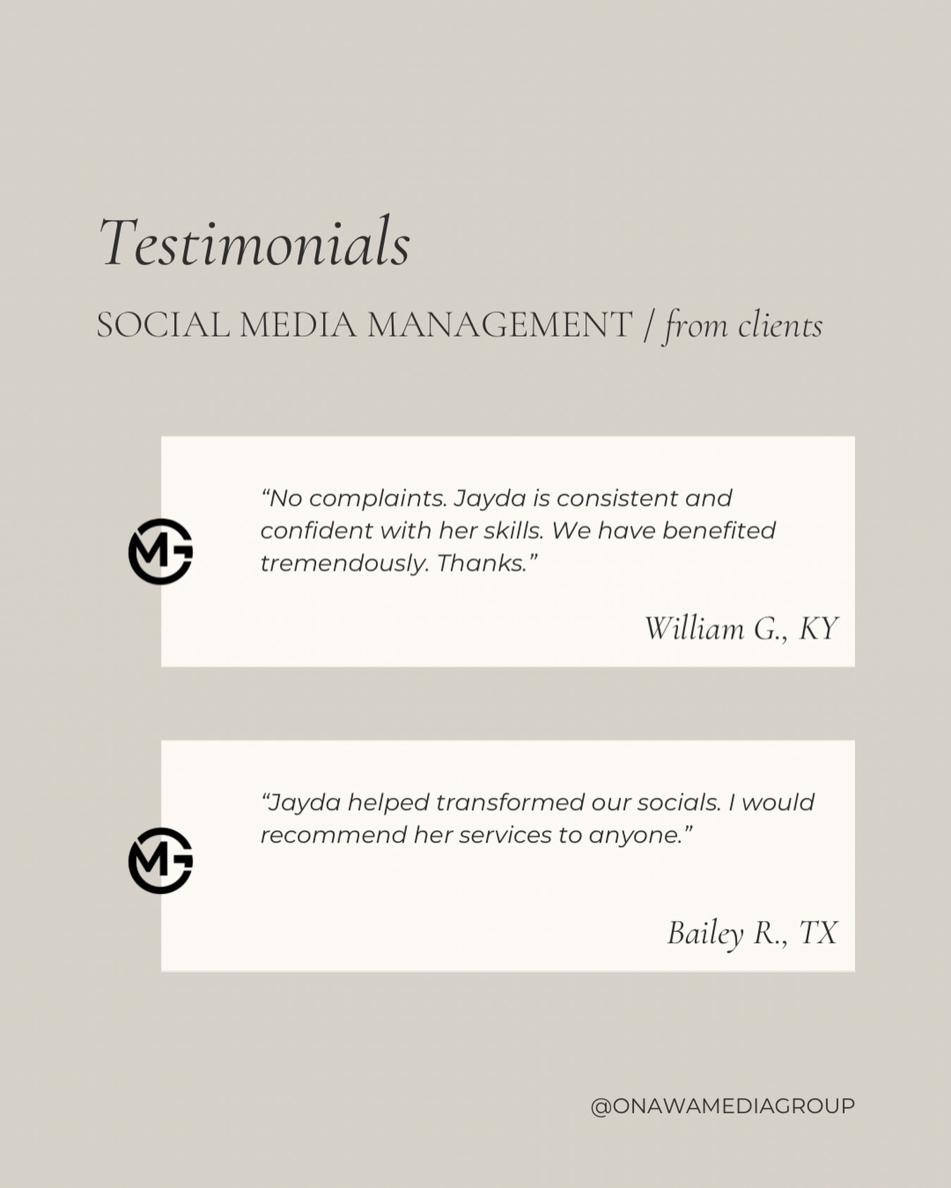 The reviews are in…
#SocialMediaMarketing #Review #SmallBusinessMarketing #BrandGrowth #DigitalMarketing