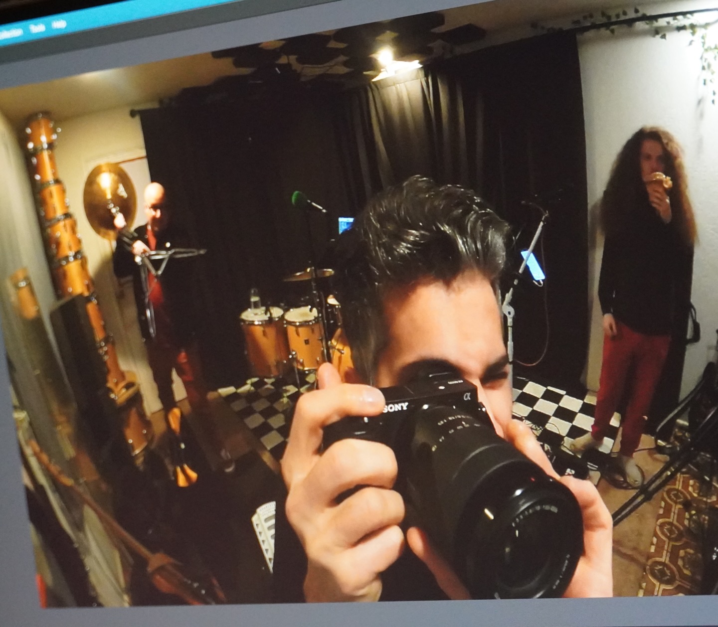 They say carousels are more popular than Reels these days 🤳 #rehearsal #seattle #bands #selfie