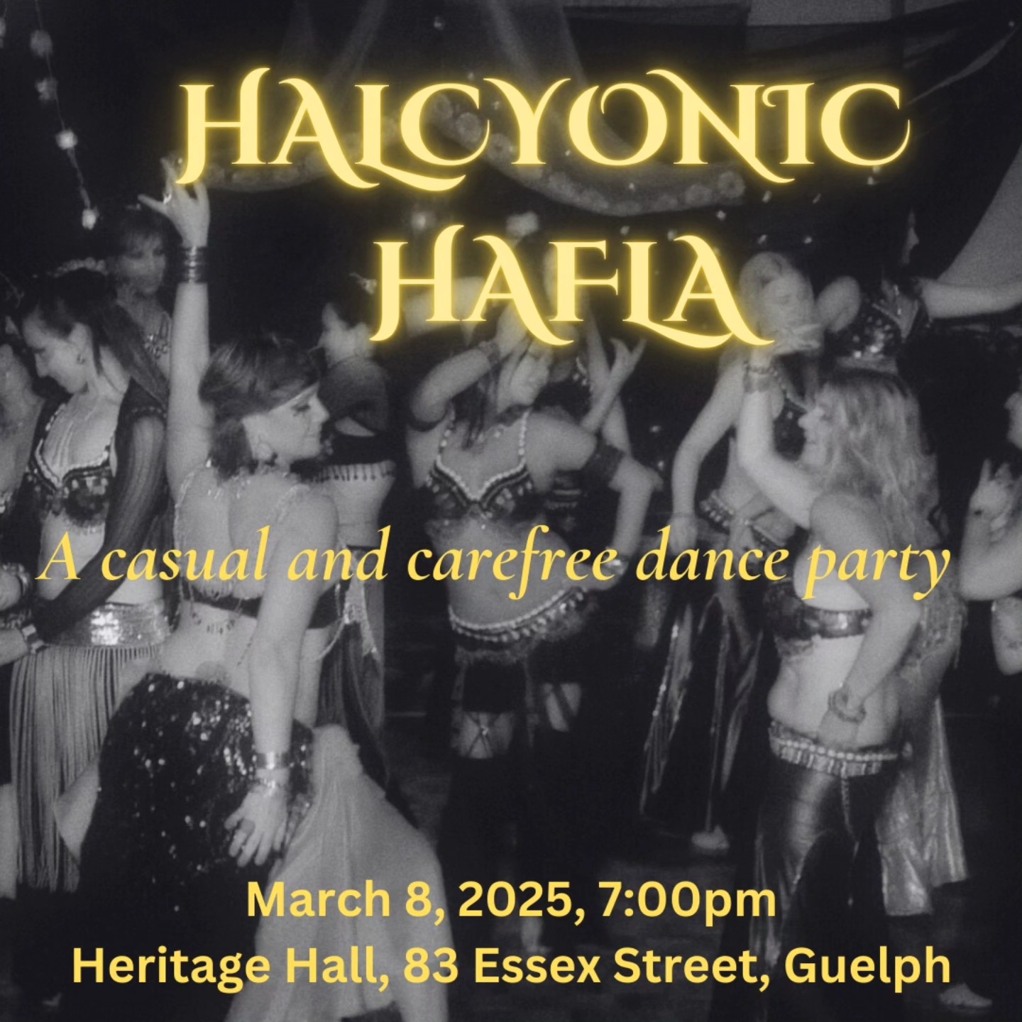 Our first one was so much fun we're doing it again! Let's gather in community again with a casual and carefree hafla!
This will be a dance party with performances sprinkled in throughout. All levels are welcome to perform! If you are interested, please reach out to @mary.snow.official
There will also be a costume sale and Invoketress swag sale! Let Mary know if you're interested in being part of our small marketplace!
More details to come, but for now, mark your calendars!
Admission $10 suggested donation.