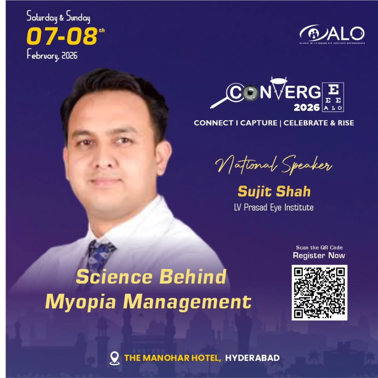 Join us on Converge 2026 and be a part of our exclusive session on "Science Behind Myopia Management ".
📅 Date: 7 & 8 February, 2026
📍 Location: The Manohar Hotel, Hyderabad
🔗 Register Now: https://pages.razorpay.com/Converge2026.earlybird
Don't miss your chance to network with industry leaders and global peers. Secure your spot today!