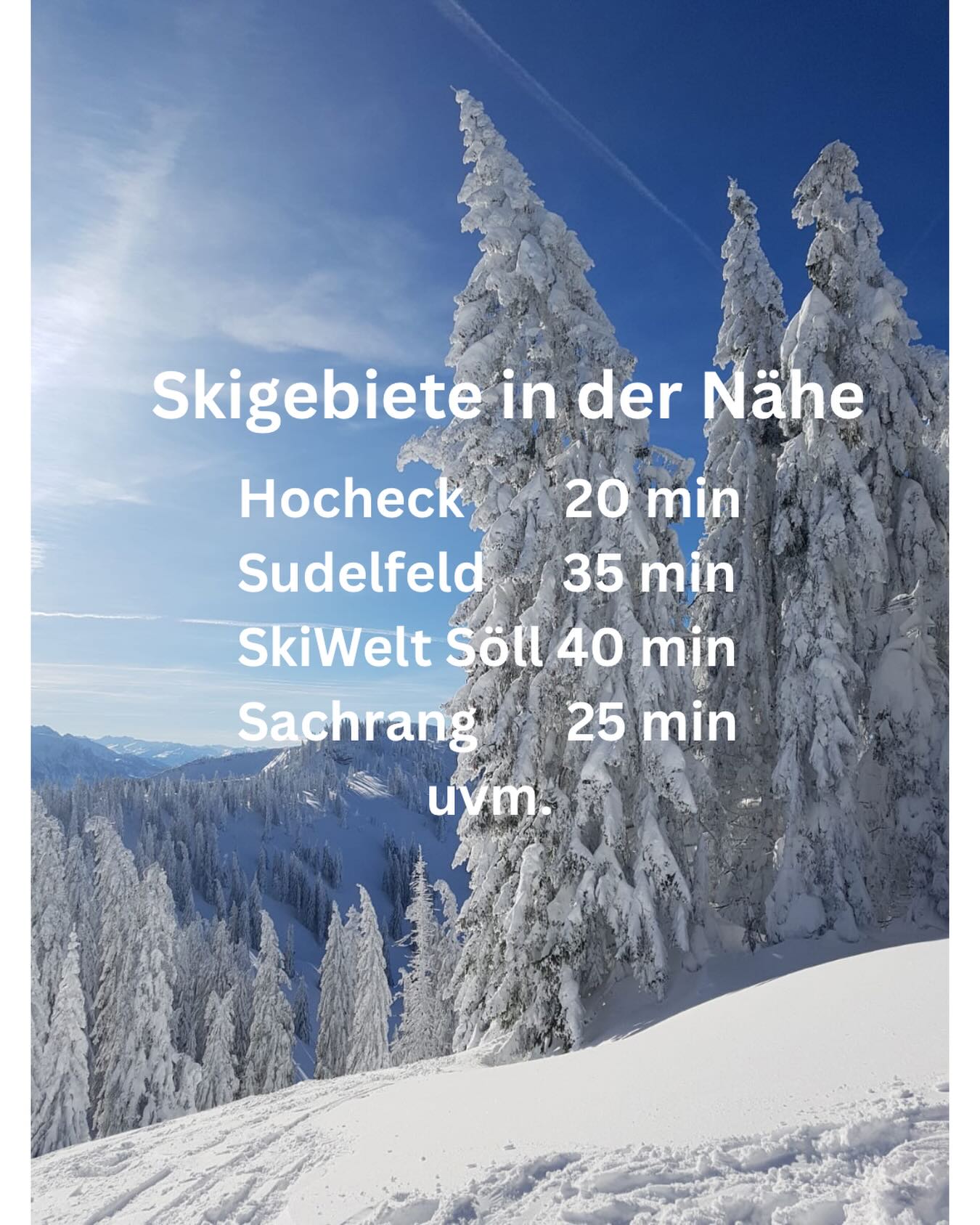 Skiurlaub bei uns auf dem Weissnhof - Skigebiete für Familien und Sportbegeisterte sind gar nicht weit entfernt…
#skiurlaub #ferienwohnung #skigebiet #samerberg #skipiste