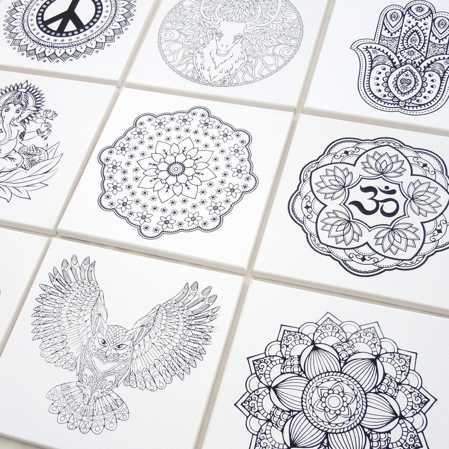 Bastidores Impresos listos para pintar.