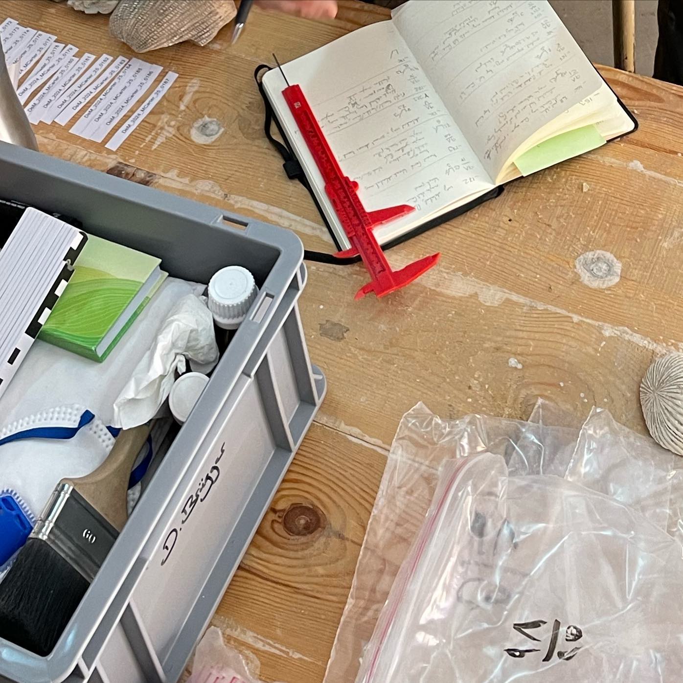 Serial data recording in the field...