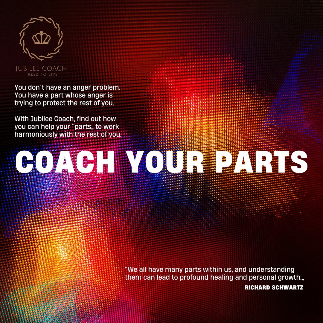 Sometimes our emotions take over and we become that emotion. With Jubilee Coach, you don't have to be. In fact, you don't have an anger problem. Instead, you have an angry part trying to protect the rest of you. What's going on? Coaching can help you bring harmony to the many parts within all of us.