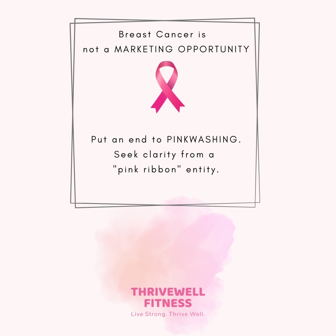 ✨ Did you know? Breast Cancer Action coined the term pinkwashing through their Think Before You Pink® campaign.
Pinkwasher (noun): A company or organization that claims to care about breast cancer by promoting pink ribbon products, but at the same time, produces or sells products that may actually be linked to the disease.
🎀 Let’s be mindful of where our support goes. #ThinkBeforeYouPink #BreastCancerAwareness #Pinkwashing #BreastCancerAction