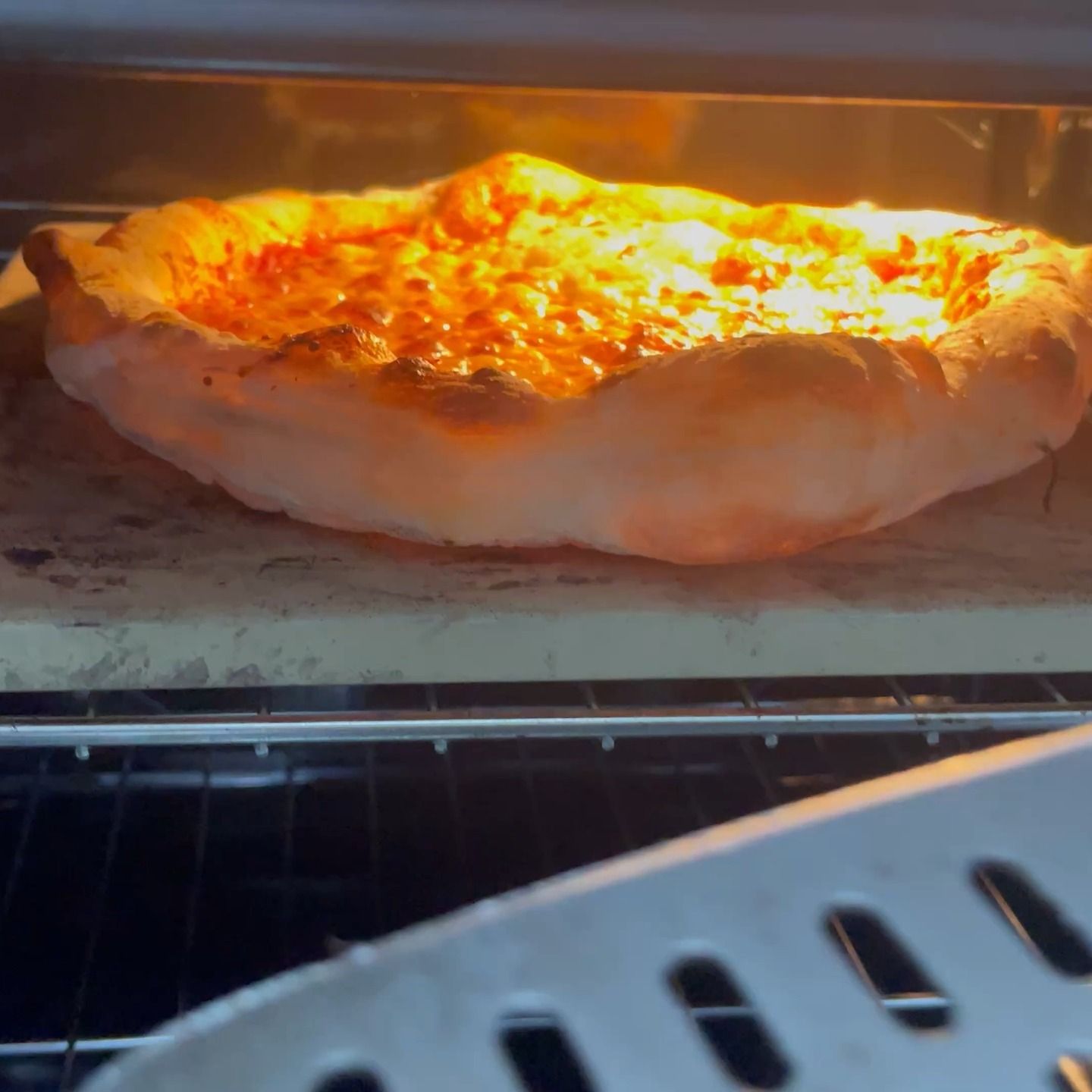 Three steps. That's genuinely all it takes.
Stretch your dough (we've done the hard bit with 48 hours of fermentation). Top it however you fancy. Slide it in.
That glow? That's your pizza becoming something special.
No complicated techniques. No stress. Just proper Neapolitan dough that stretches like a dream and cooks in minutes.
You've absolutely got this.
Order your dough balls for next-day delivery 👉 doughdorks.co.uk