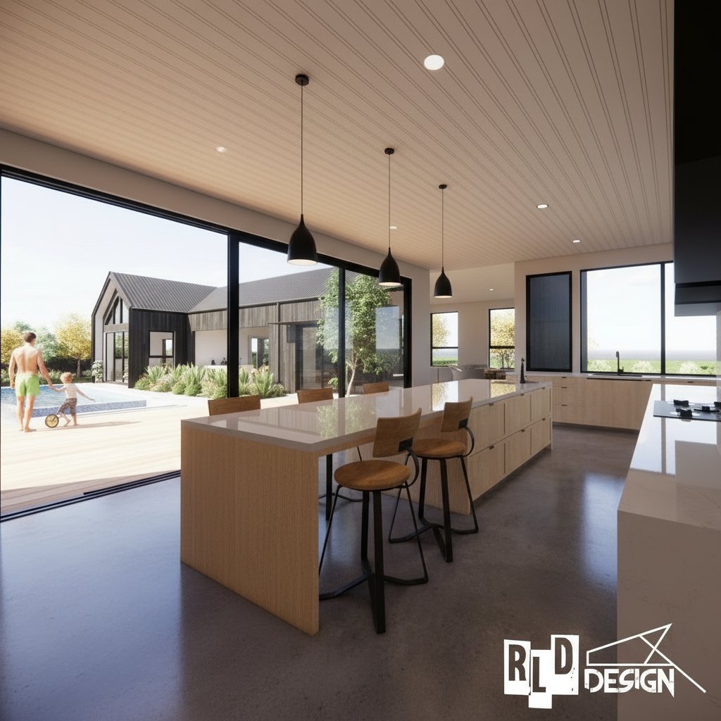 Open-plan living, designed for real life.
Imagine morning light streaming over timber and stone, sliding doors opening to laughter by the pool. Every detail here is crafted for the way families live and connect. 😍
See yourself in a space like this? Tap to save for inspiration and stay tuned for more dream-home moments. 🏡
#RLDDesign #GeelongHomes #FamilyLiving #OpenPlan #ModernCoastal #HomeInspo #SurfCoastDesign #TimberInteriors #3DVisualisation #LifestyleByDesign