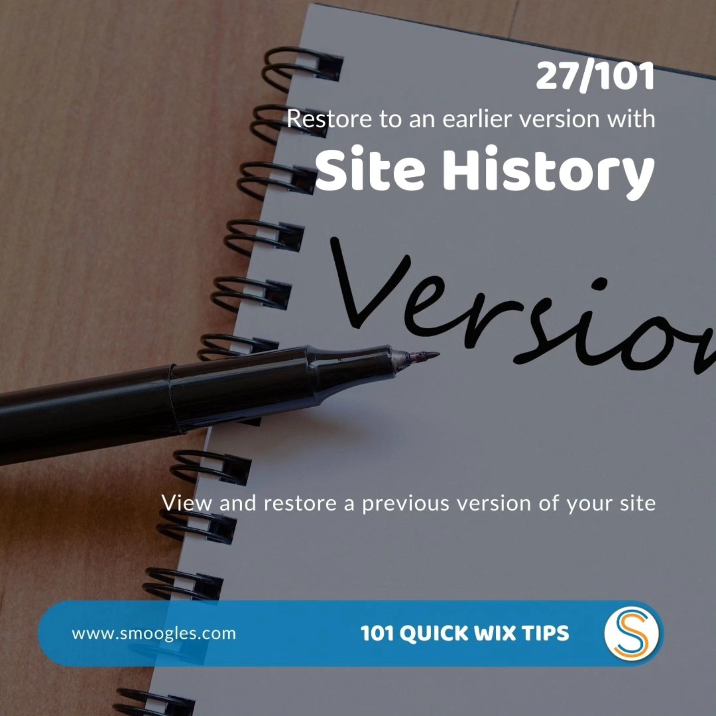 If you've ever made changes to your Wix website and later regretted them, you might be wondering if there's a way to go back to a previous version.
Fortunately, Wix has a built-in feature that allows you to restore your site to an earlier version using the Site History tool.
Check out the blog post and YouTube video - link in bio