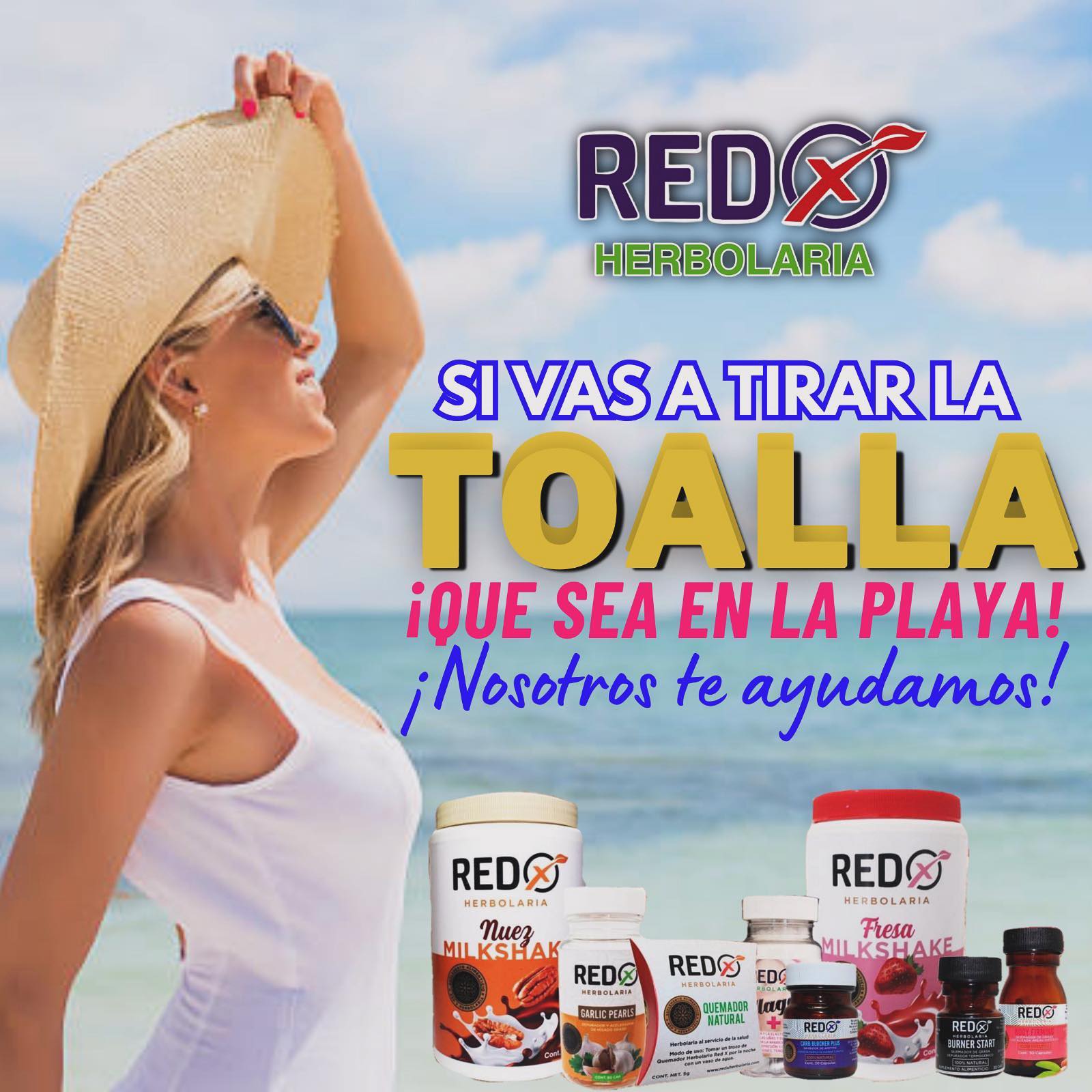 Conquista todas las miradas este VERANO con RED X HERBOLARIA luce una figura espectacular
•
•
Adquieres tus productos hasta la puerta de tu casa 🛵💨💊🌿☘️