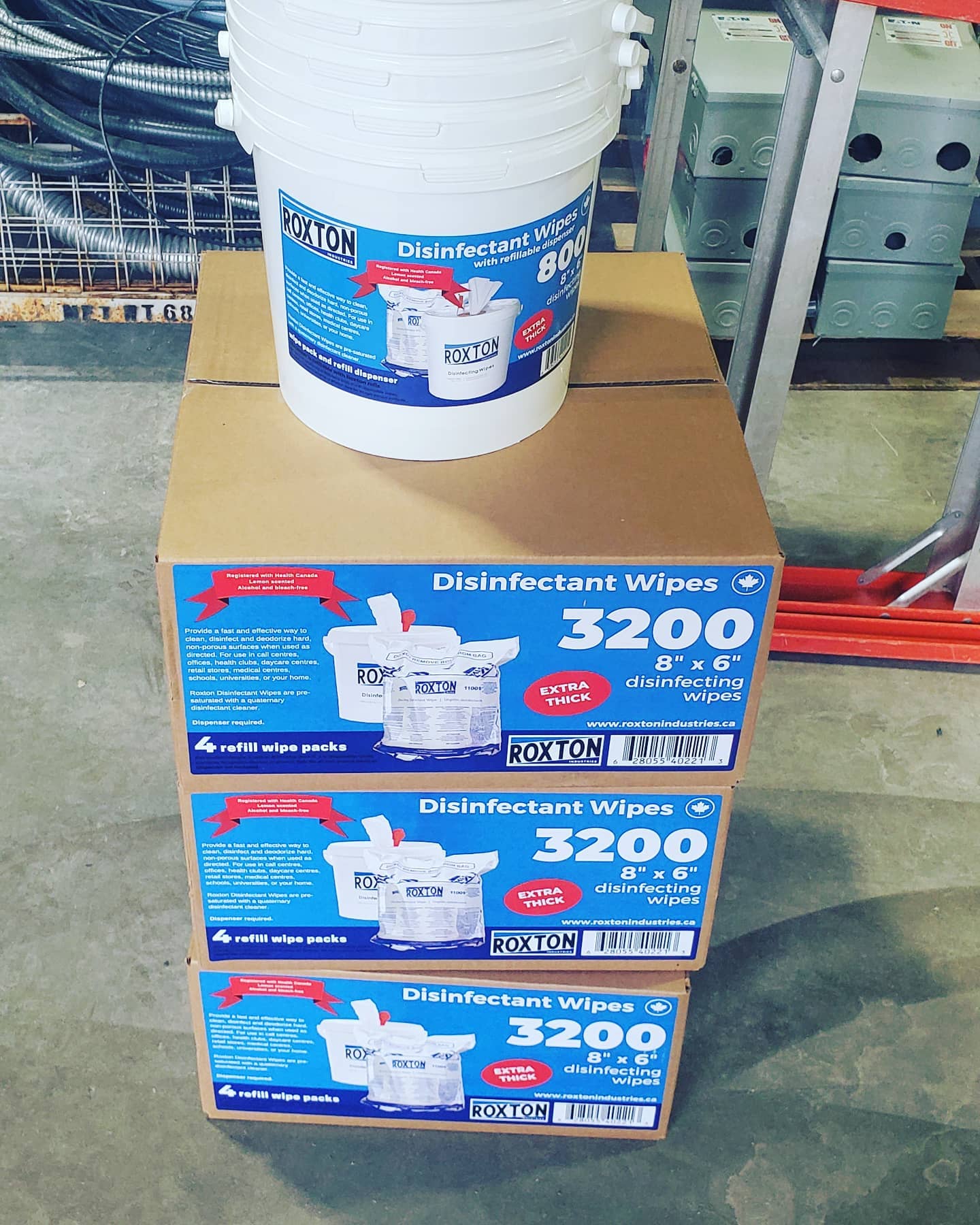 Stocking the trucks in an attempt minimize the risk thanks to our friends @roxtonwipes
#safetyfirst #theboldgroup #electrical #electricianlife #electriciansofinstagram #takeprideinyourwork