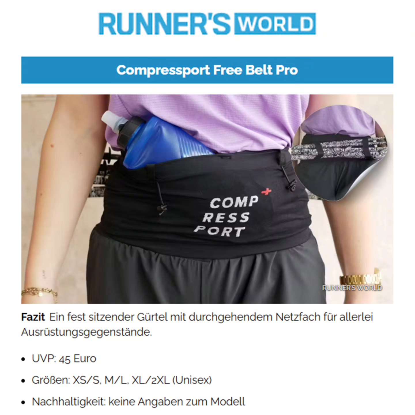 @runnersworld.de has awarded @compressport Free Belt Pro as the best running product in terms of its load capacity.
Find the review in the first comment on the post.
Interested in testing Compressport products? Contact us👉 press@vitaminac.net
#vitaminacPR