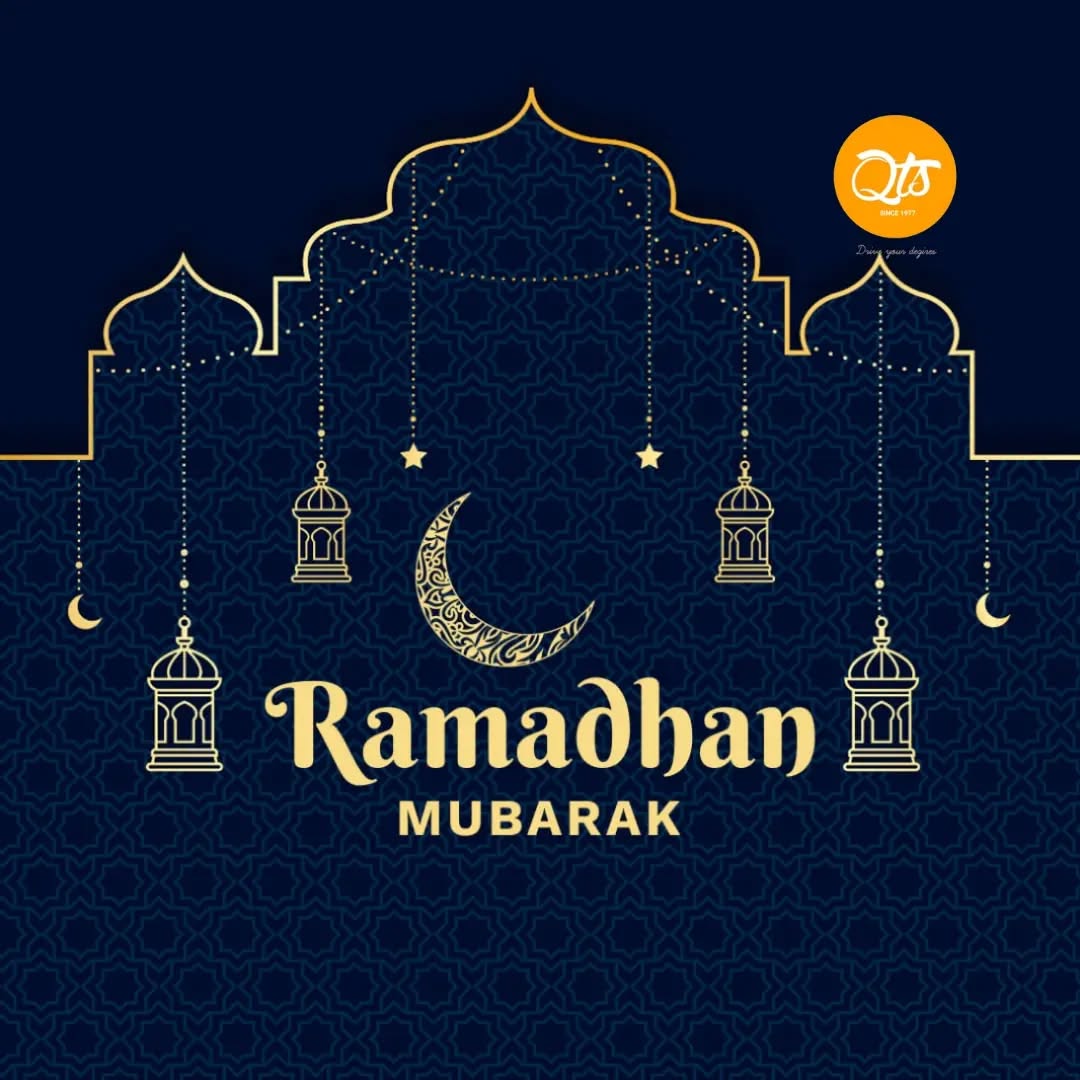 May this holy month of Ramadan bring peace, blessings, and countless moments of joy to you and your loved ones. Ramadan Mubarak!" ๐โจ #RamadanMubarak #Blessings #Peace #Joy #qts
