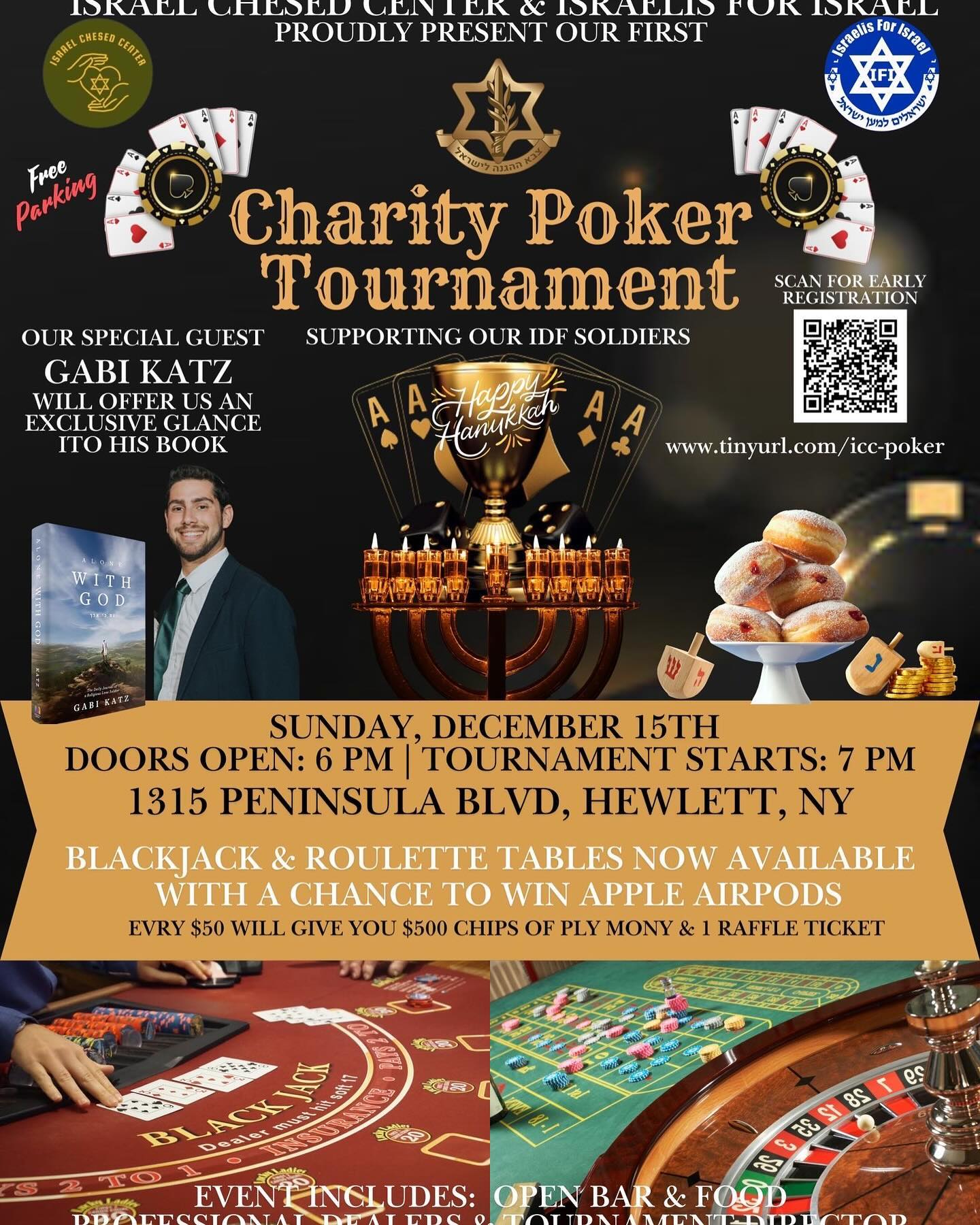 Charity poker tournament you do not want to miss out on. Additionally, I will be there offering an exclusive glance into Alone With God.
