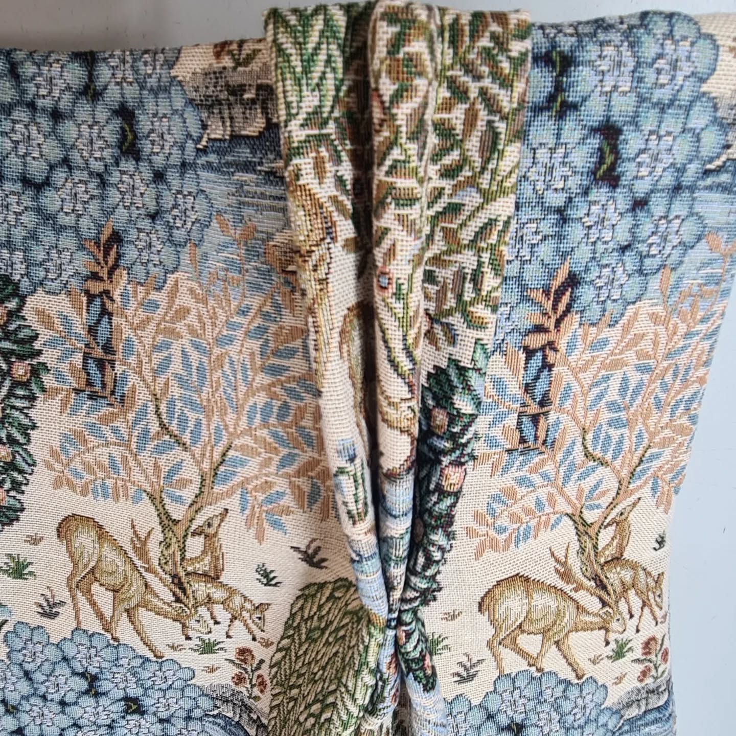 Triple pinch pleat and a big pattern match.
Yet to get a photo of these up but it's always satisfying to do some triple pinch pleating.
These curtains were interlined and lined, using traditional hand-stitching methods. They will be truly warm and cosy through the winter months --- and if we have a scorcher of a summer, they'll also keep the house nice and cool. Win win.
Beautiful fabrics to work with once again.
#curtainmaker
#handmadeindevon
#southwest
#keepingtraditionsgoing
#softfurnishings