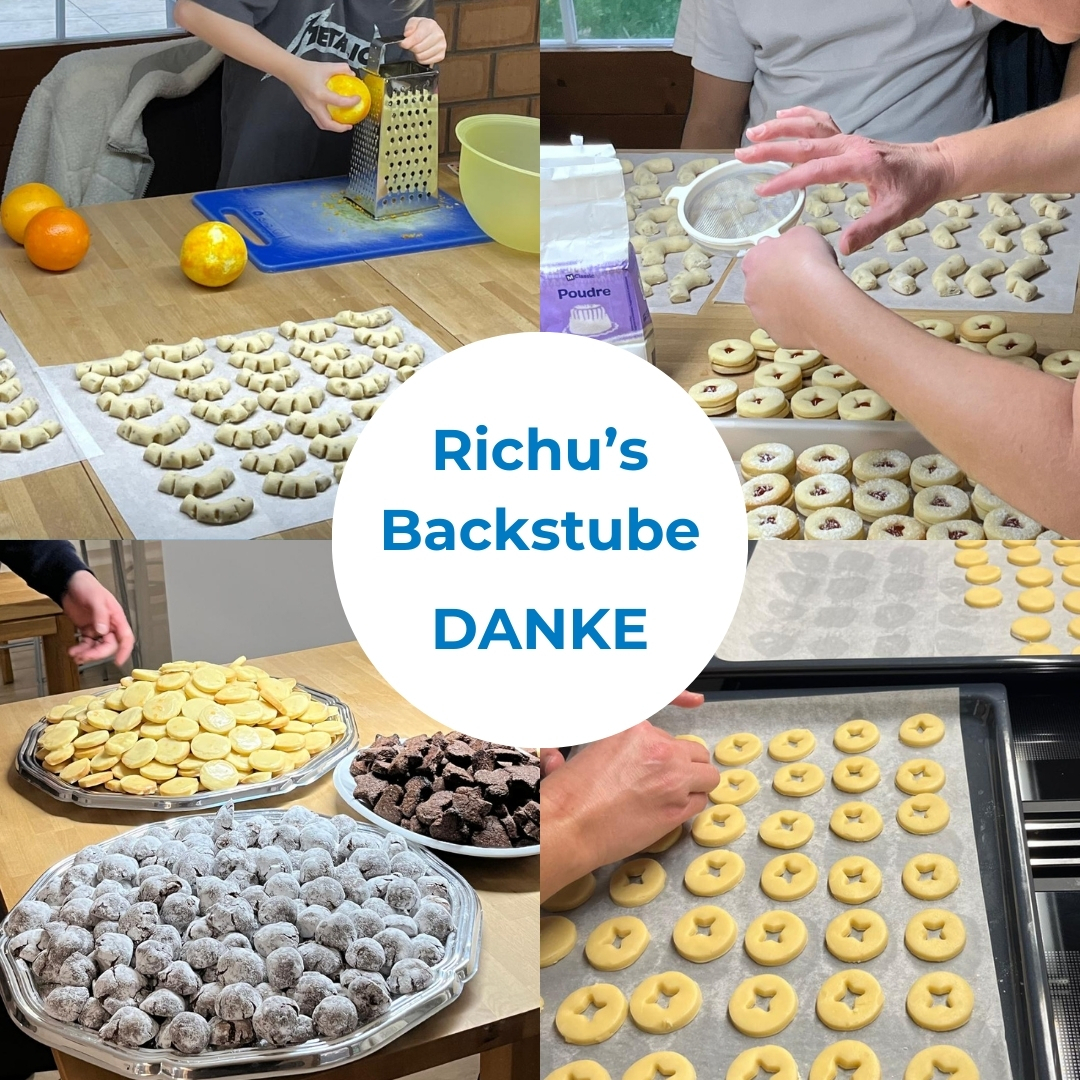 Jedes Jahr findet bei unserem Mitarbeiter Richard das traditionelle Guetzlibacken statt. Es ist ein Highlight in der Vorweihnachtszeit. Gemeinsam zaubert seine Familie köstliche Guetzli, die wir im Team natürlich auch verkosten dürfen. Ein herzliches Dankeschön an Richard und seine Familie für diese wunderbare Tradition und die genussvollen Leckereien. Ihr versüsst uns die Adventszeit. 🤩🍪✨
#ramseyerwerkzeugbauag #weihnachtsfreude #guetzlibacken