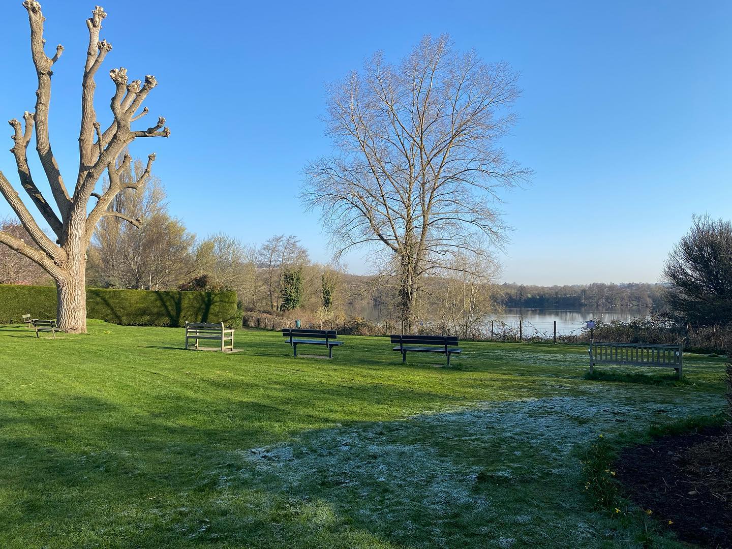 A bit frosty still this morning but looking like another beautiful day in #chipstead #springishere #publife #lovewhereyoulive #villagelife