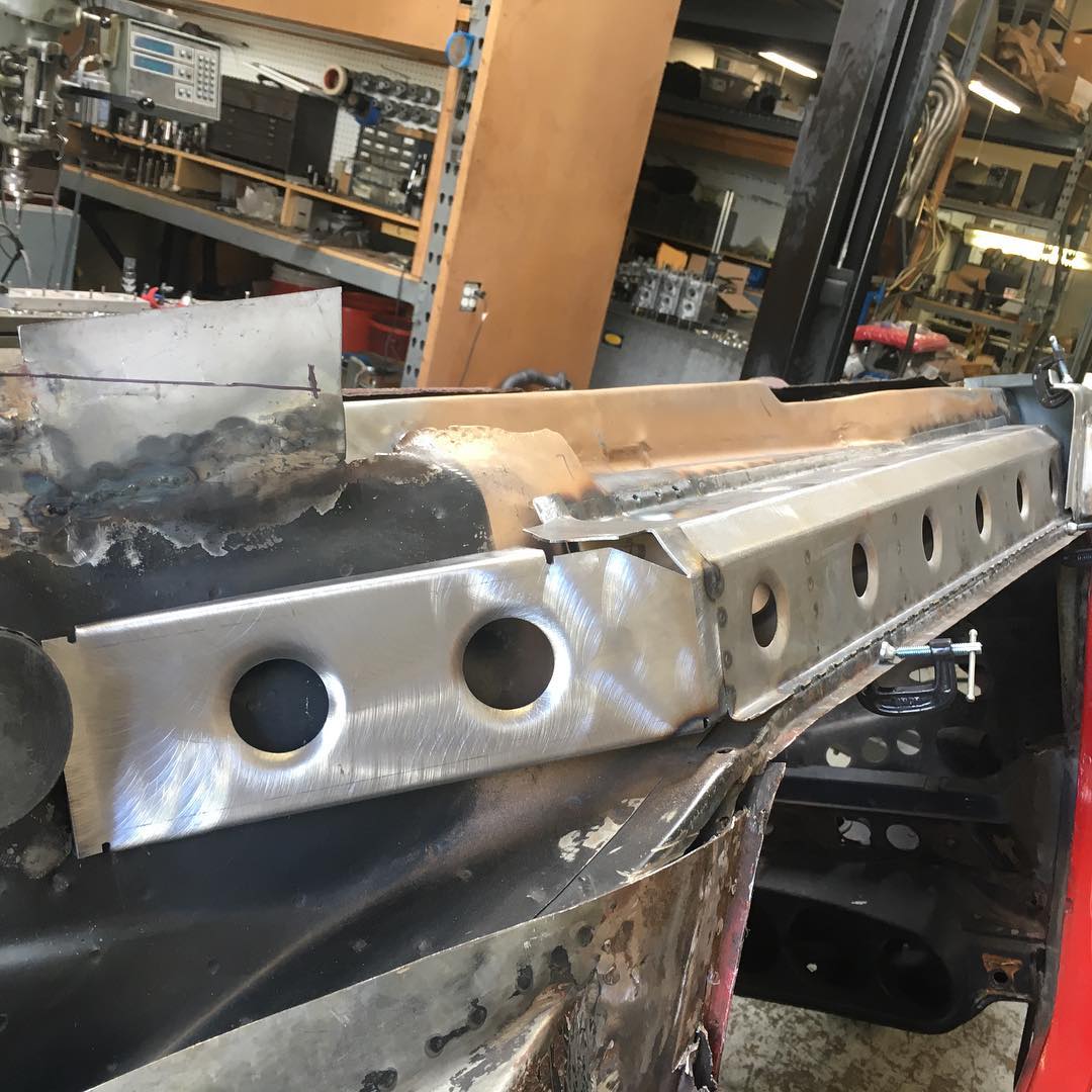 Longitudinal reinforcement #porsche911 #burnhamperformance