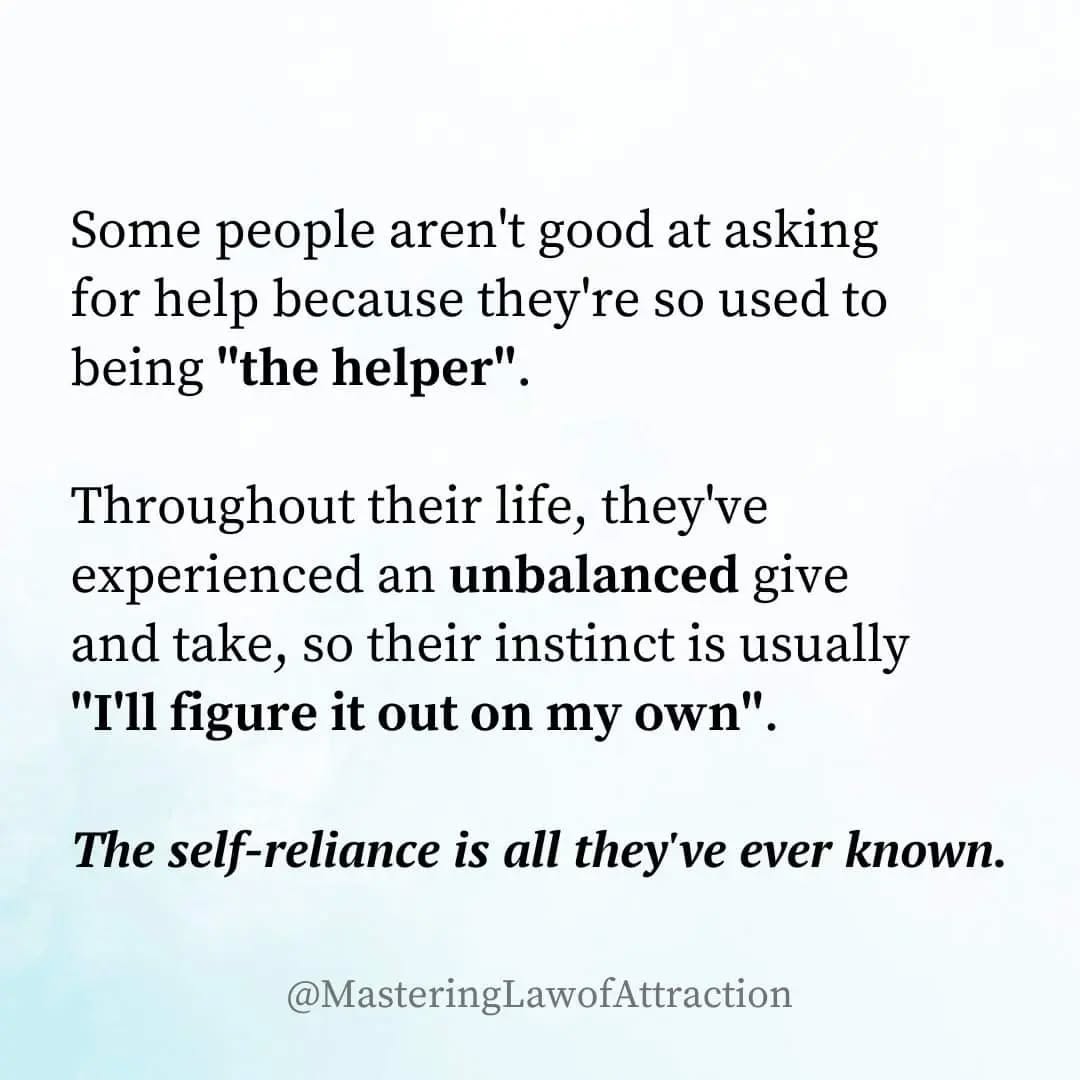 Let ppl show you that you are worth helping too ❤️