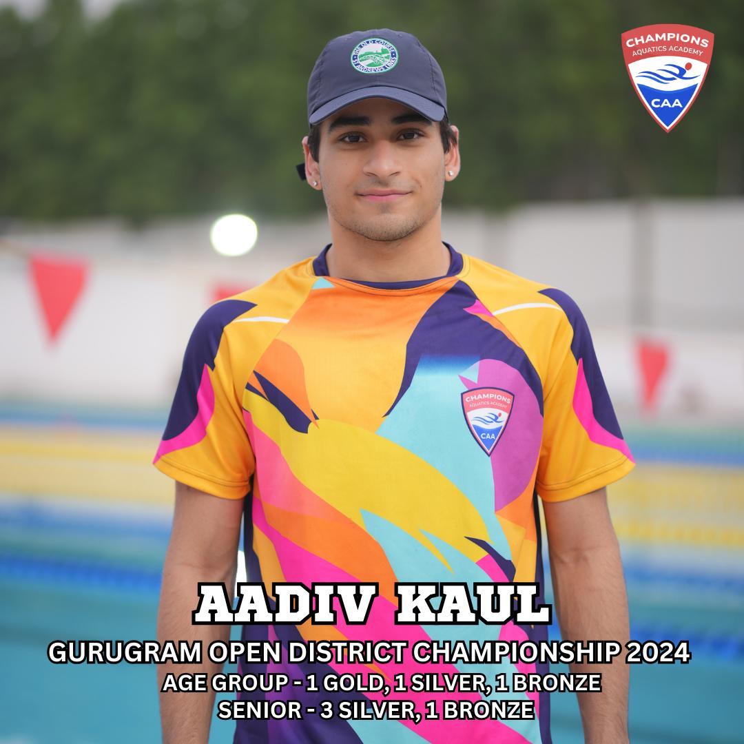 Meet Aadiv!
We are thrilled to introduce Aadiv, one of our star swimmers who shone brightly at the Gurugram District Swimming Championship 2024 winning 7 medals in his age group and senior category combined!!
Special Day: It's also Aadiv's birthday today! đđ Join us in celebrating his amazing achievements and his special day.
Aadivâs hard work and incredible performance have made us all proud. Happy Birthday, Aadiv! đđ
Stay tuned for more highlights from our fantastic team!
#ChampionsAquaticsAcademy #SwimmingChampions #GurugramDistrictChampionship2024 #Aadiv #SwimLife #ProudCoach #BirthdayBoy #MakingWaves