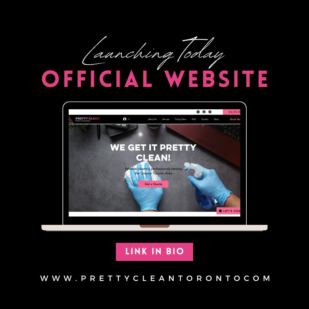 Pretty Clean is now live at www.prettycleantoronto.com ✨
Click the link in the bio to get familiar with some of the services we offer!
🫧
We are here to serve Toronto & surrounding in all your cleaning needs!
🫧
We are excited to be working with our community to provide expertise, reliability & exceptional service to families and business!
🫧
A special thanks to all our supporters who have been with us behind the scenes working to bring this dream to light ✨
🫧
We Get It Pretty Clean!
-
-
-
-
-
-
#cleaning #clean #cleaningservice #home #cleaningmotivation #cleaningservices #housecleaning #cleaningtips #cleaninghacks #carpetcleaning #deepcleaning #cleaningcompany #commercialcleaning #cleaningproducts #cleanhome #officecleaning #homecleaning #residentialcleaning #smallbusiness #cleaner #laundry #cleanhouse #housekeeping #prettycleantoronto #torontocleaningcompany #mississaugacleaning #toronto #mississauga #christmascleaning