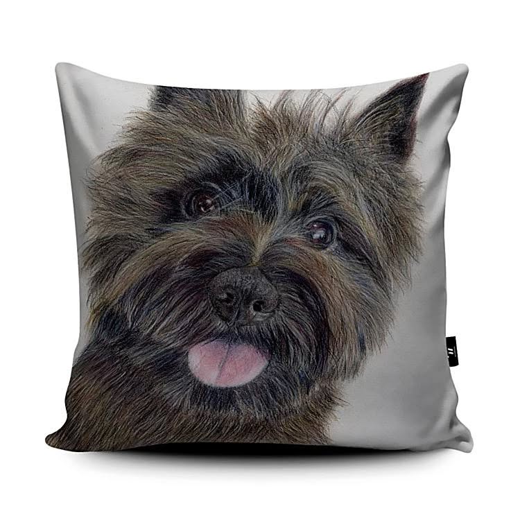 Cushion with my art on wraptious site. Please give me a vote😊#wraptiouscompetition #wraptious #cairnterrier