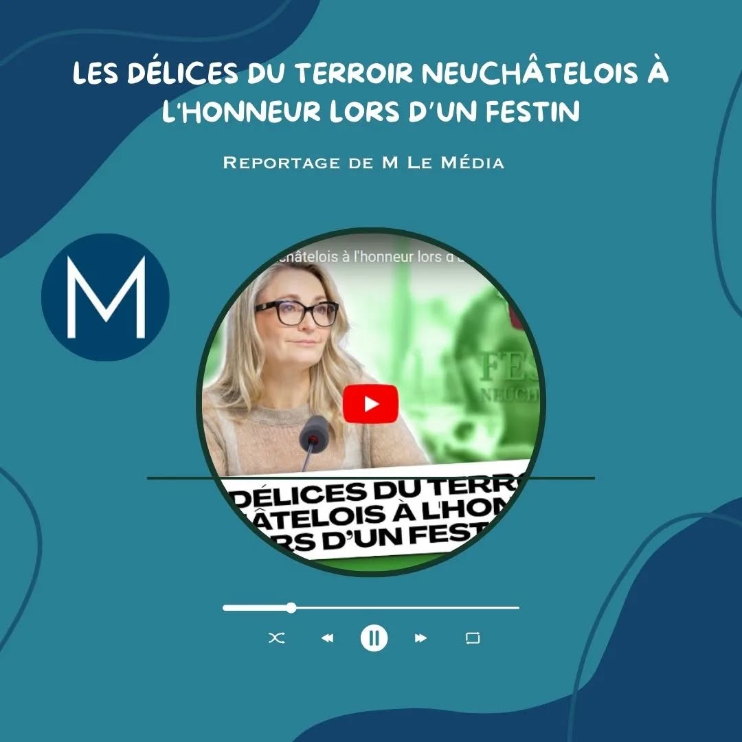 Depuis sa création en 2011, l’événement culinaire Festin neuchâtelois a permis à plus de 10 400 personnes de découvrir les délices du terroir.
Karen Allemann-Yerly, directrice de GastroNeuchâtel, est invitée sur le plateau de @mlemediach
▶️ Retrouver la vidéo sur mlemedia.ch dans "Le 6/9 de Morax"