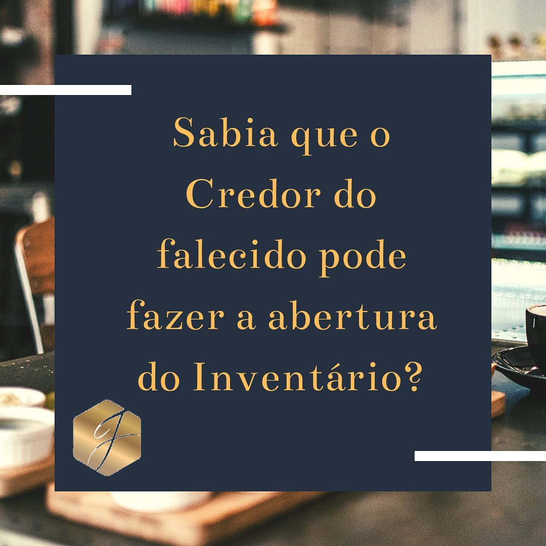 Vamos imaginar que uma determinada pessoa deve a você ou a sua empresa e esta pessoa falece. Por sua vez, os herdeiros do devedor ficam inertes e você simplesmente não sabe o que fazer com a notícia!
Por isso existe a possibilidade do Credor pedir a abertura do Inventário, pois possui legitimidade concorrente, estipulada no artigo 616, inciso VI, do Código de Processo Civil.
Dessa forma, o Credor pode dar início ao processo e pedir para citar os herdeiros, para que deem continuidade no Inventário e assim ele possa executar o crédito devido, em face do espólio.
Já sabia disso?
#direitosucessorio #herança #divida #advogadadefamilia #jundiai #sucessao #credores #espolio #advogadojundiai