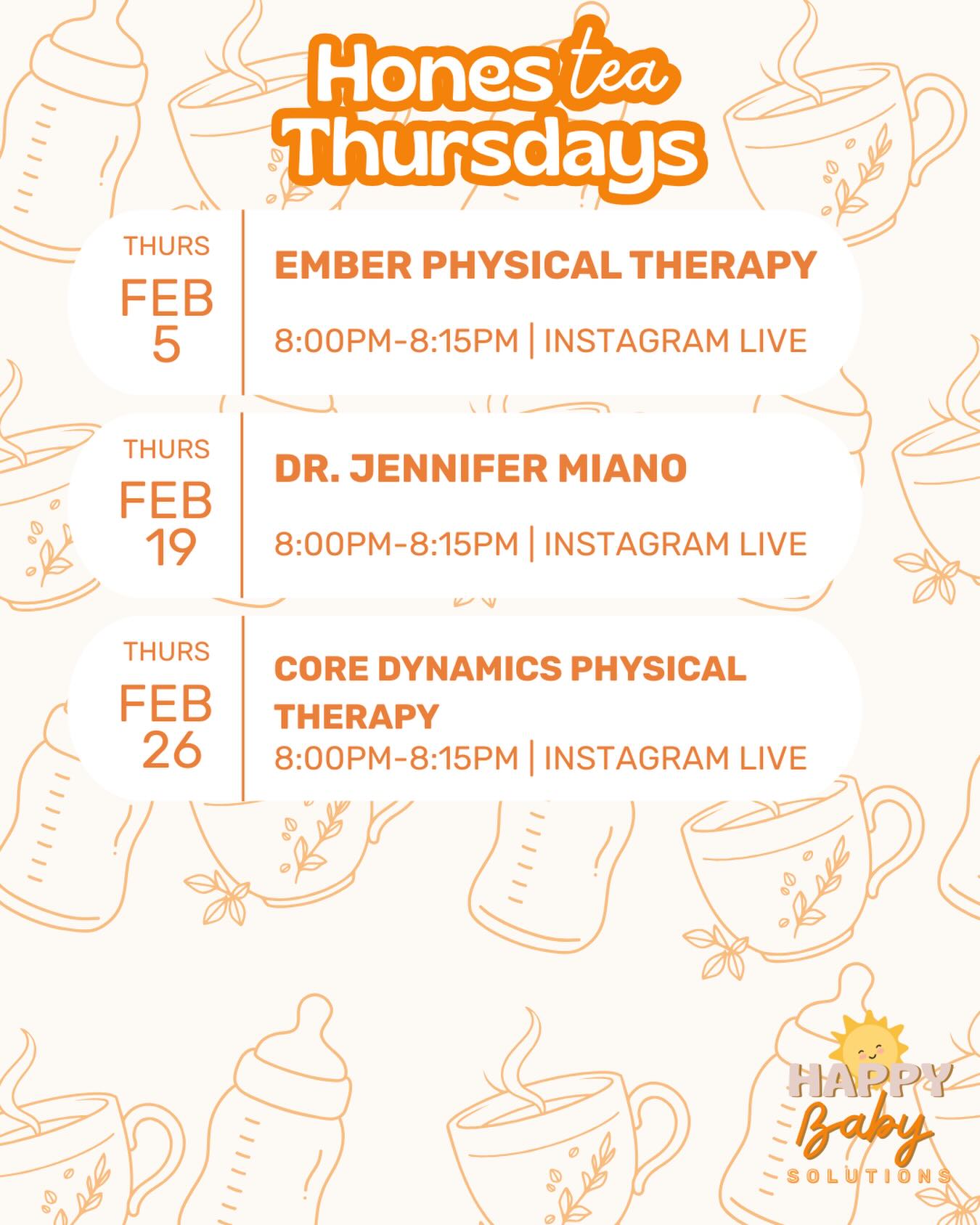 The ☕️ is 🔥 this February!
Can’t wait for you all to meet these wonderful ladies 🤍💕
@emberphysicaltherapy
@miano_family_chiropractic
@coredynamicsphysicaltherapy