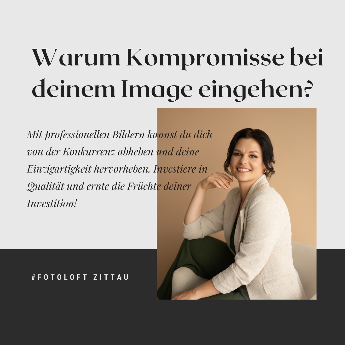 🌟 Mach deinen Moment unvergesslich! 🌟
Bist du bereit, deine schönsten Erinnerungen festzuhalten? Egal ob Porträts, Familienfotos oder besondere Anlässe – ich bin hier, um deine Geschichte in atemberaubenden Bildern zu erzählen. 📸✨
💬 Jetzt anfragen & Termin sichern!
DM mich für Verfügbarkeiten und Preise. Lass uns gemeinsam großartige Bilder kreieren, die ein Leben lang halten!
Mail: info@fotoloft-zittau.com
whatsapp: 0162 40 13 891